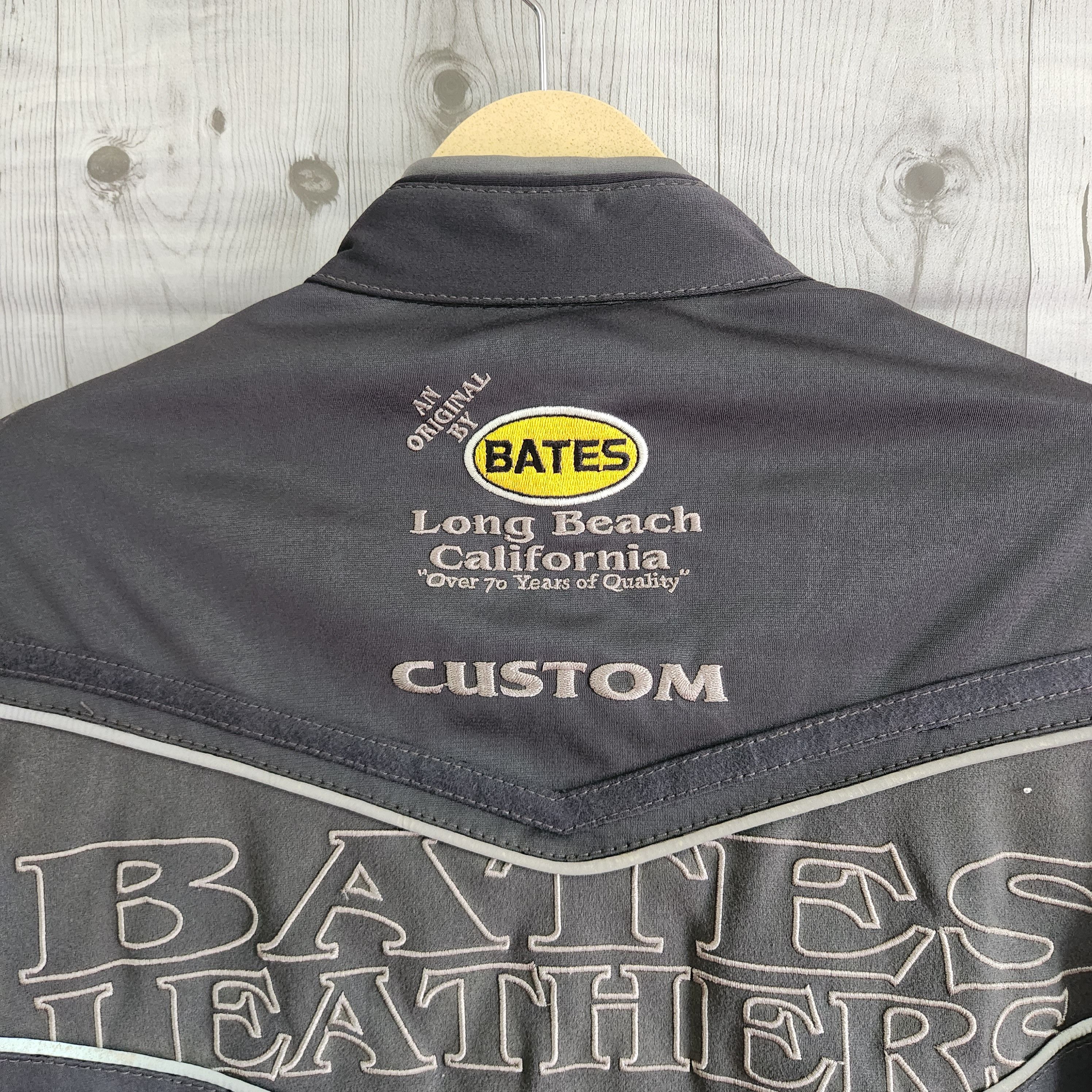 Vintage Bates Leather Motorcycle Jacket - 10