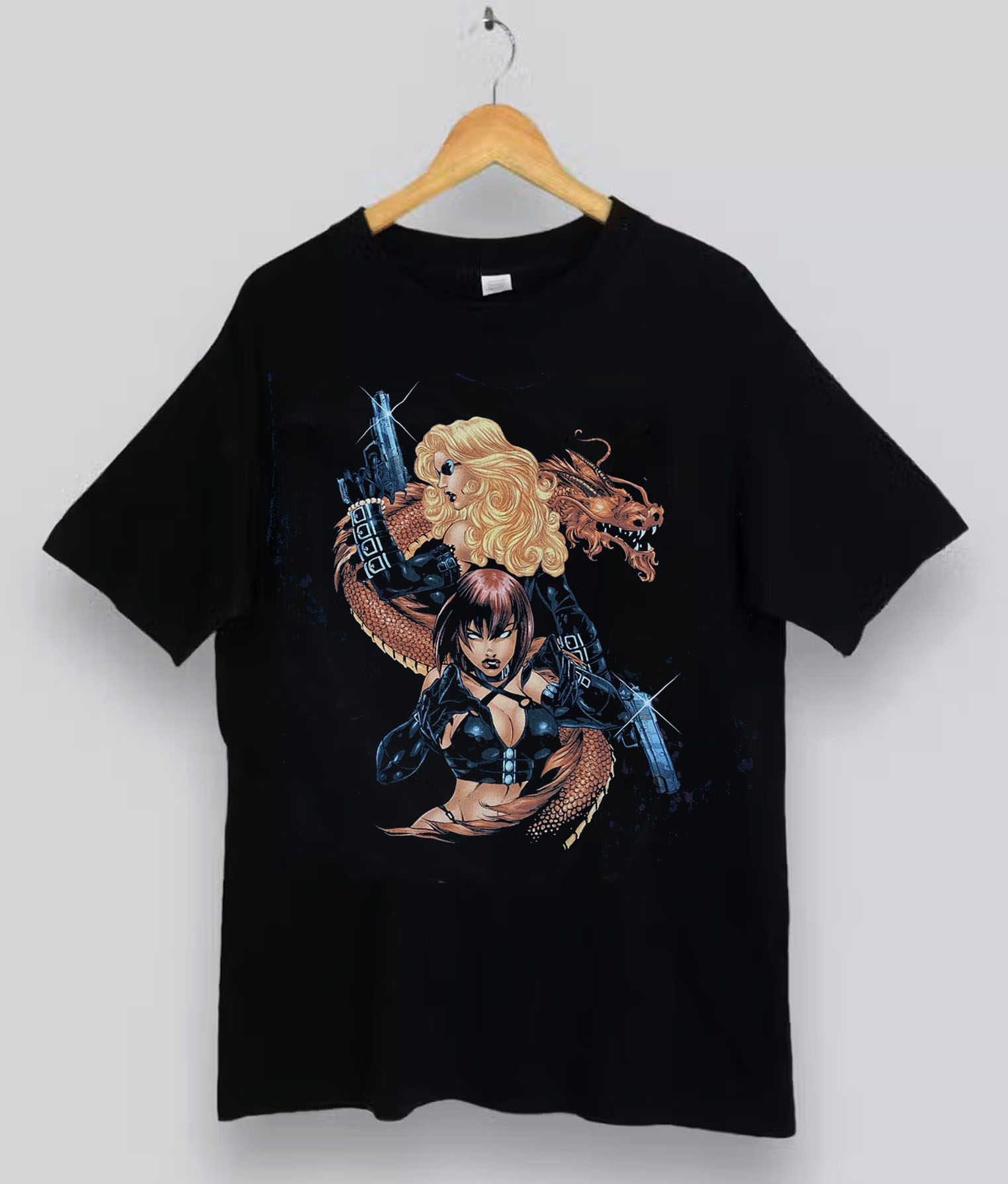 Chaos コミックスBad Kitty グラフィックTシャツ Lサイズ
