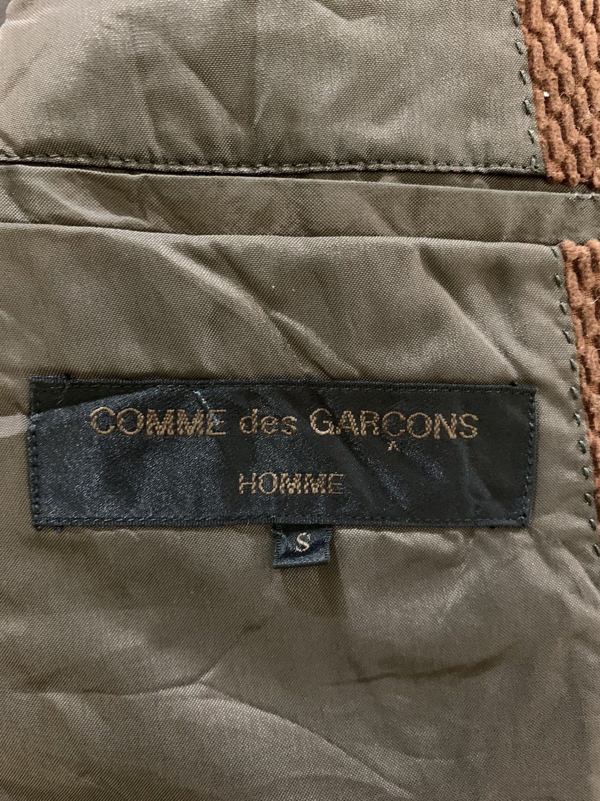 🔥VTG CdGH AD1991 MAROON CASUAL JACKET - 5