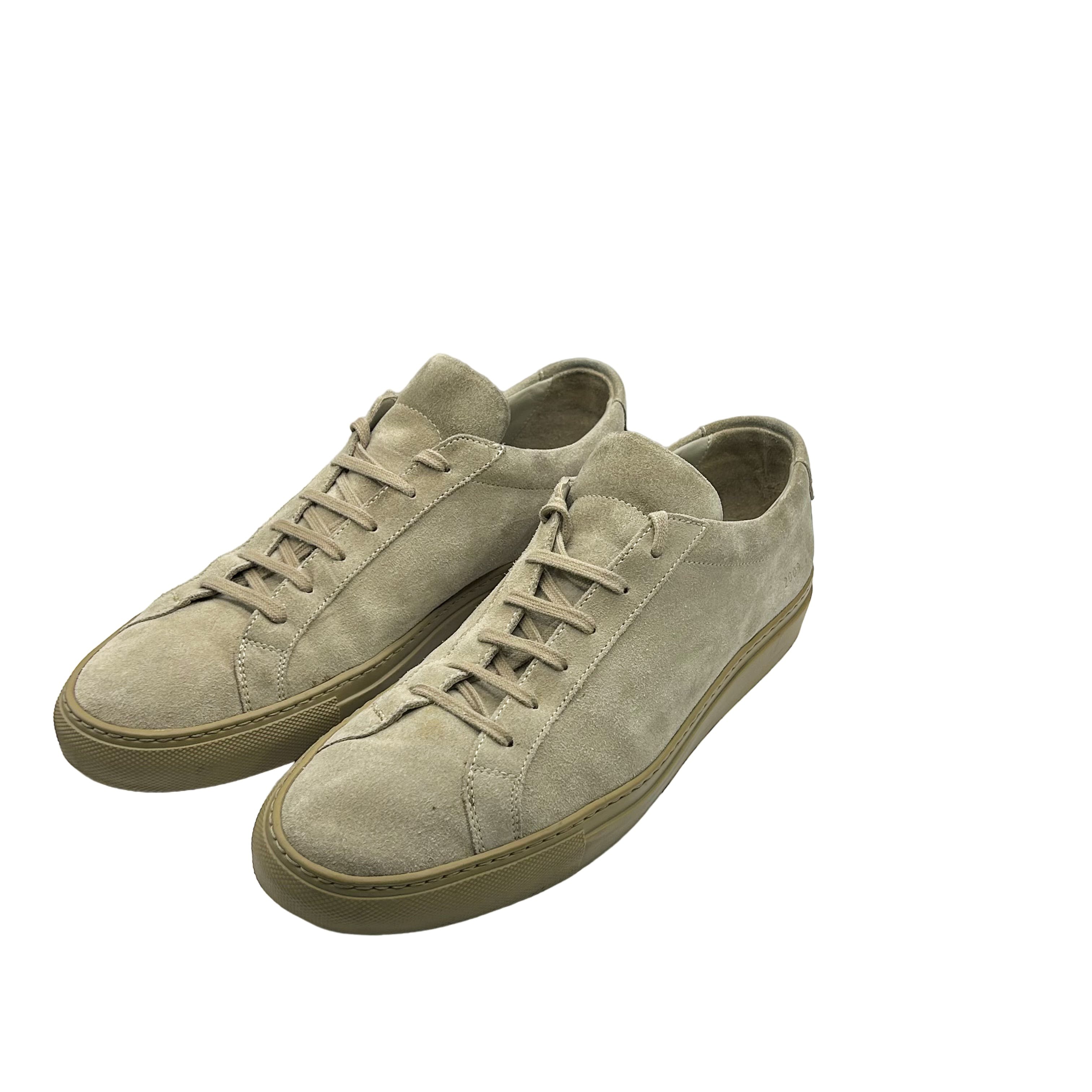 Taupe Suede Achilles Low Sneakers - 11