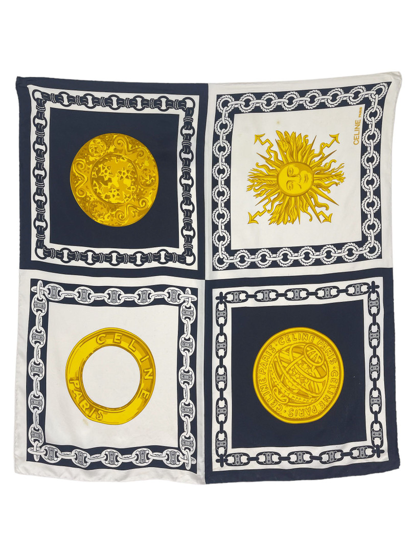 Celine Paris Silk Scarf  - 1