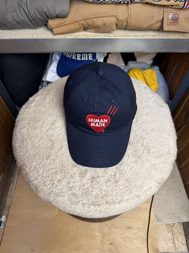 Human Made Heart Logo Y2K Baseball Cap - 1