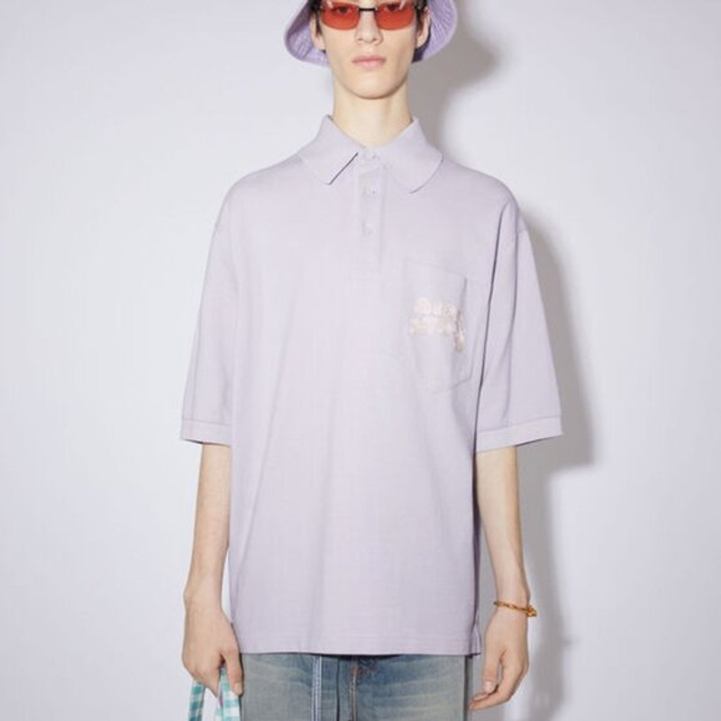 BNWT SS23 ACNE STUDIOS LOGO POLO SHIRT XS - 1