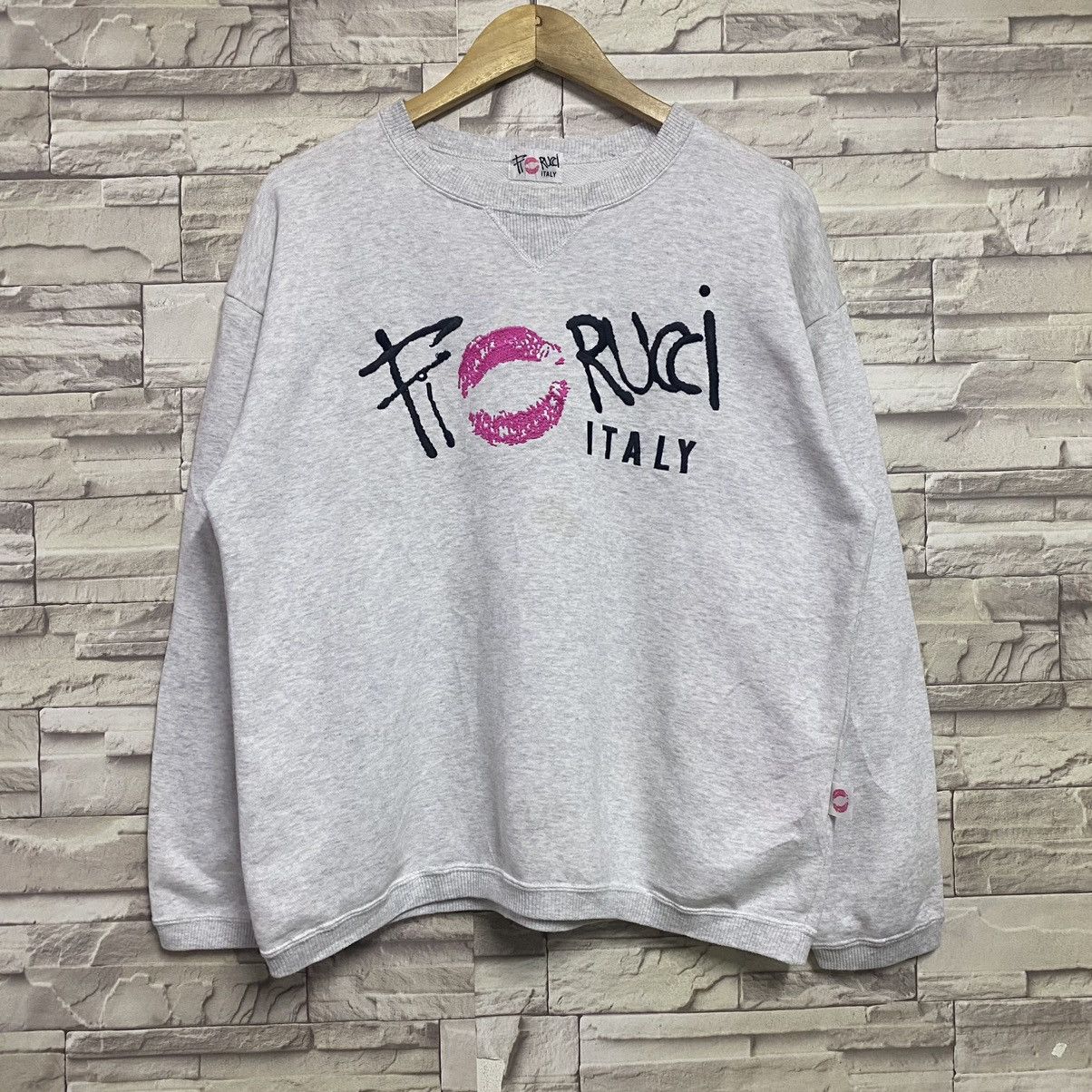 Fiorucci Lips Sweatshirt Embroidery - 3