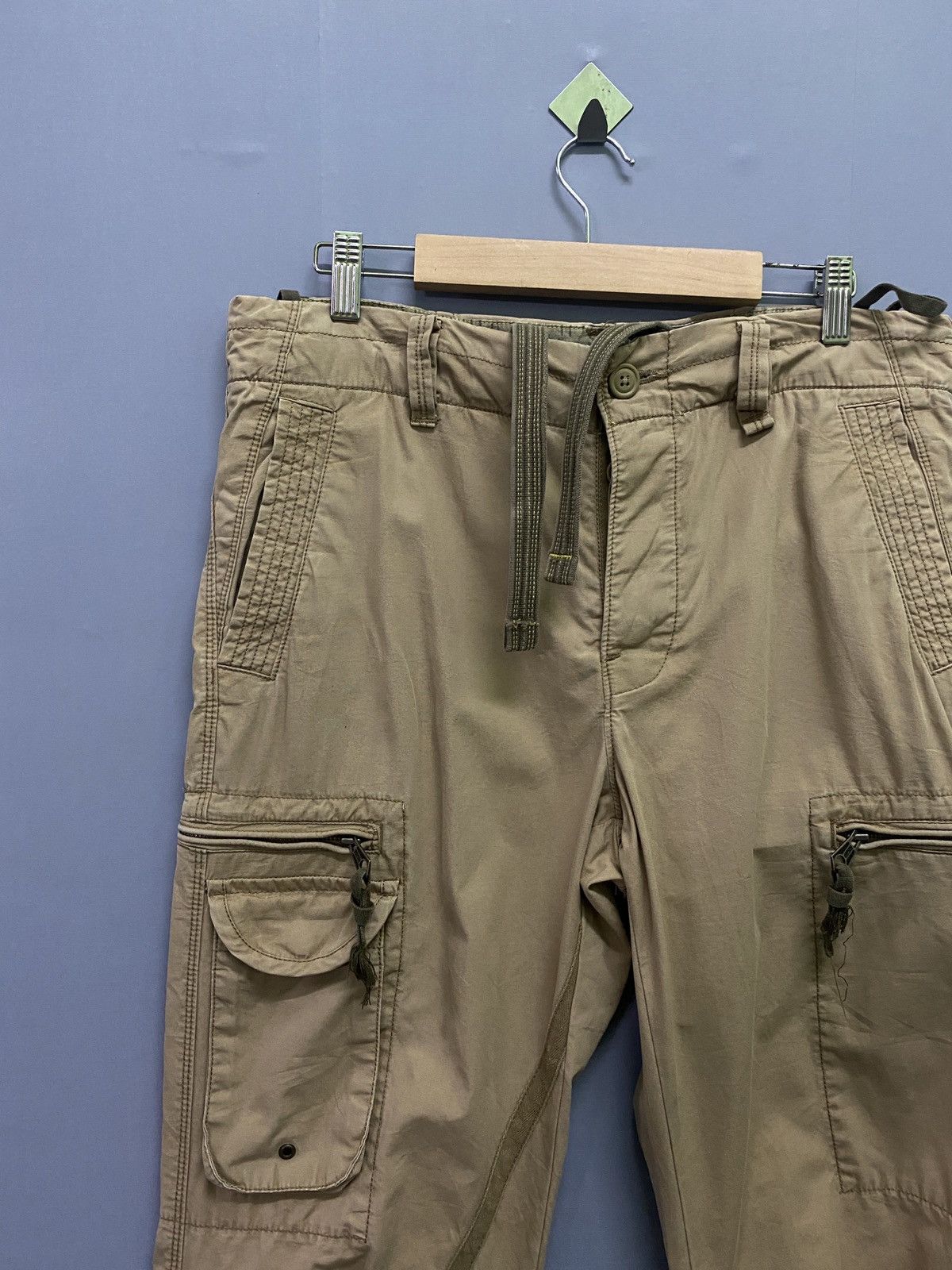 Vintage GAP Cargo Multi Pocket Tactical Parachute Pants - 4