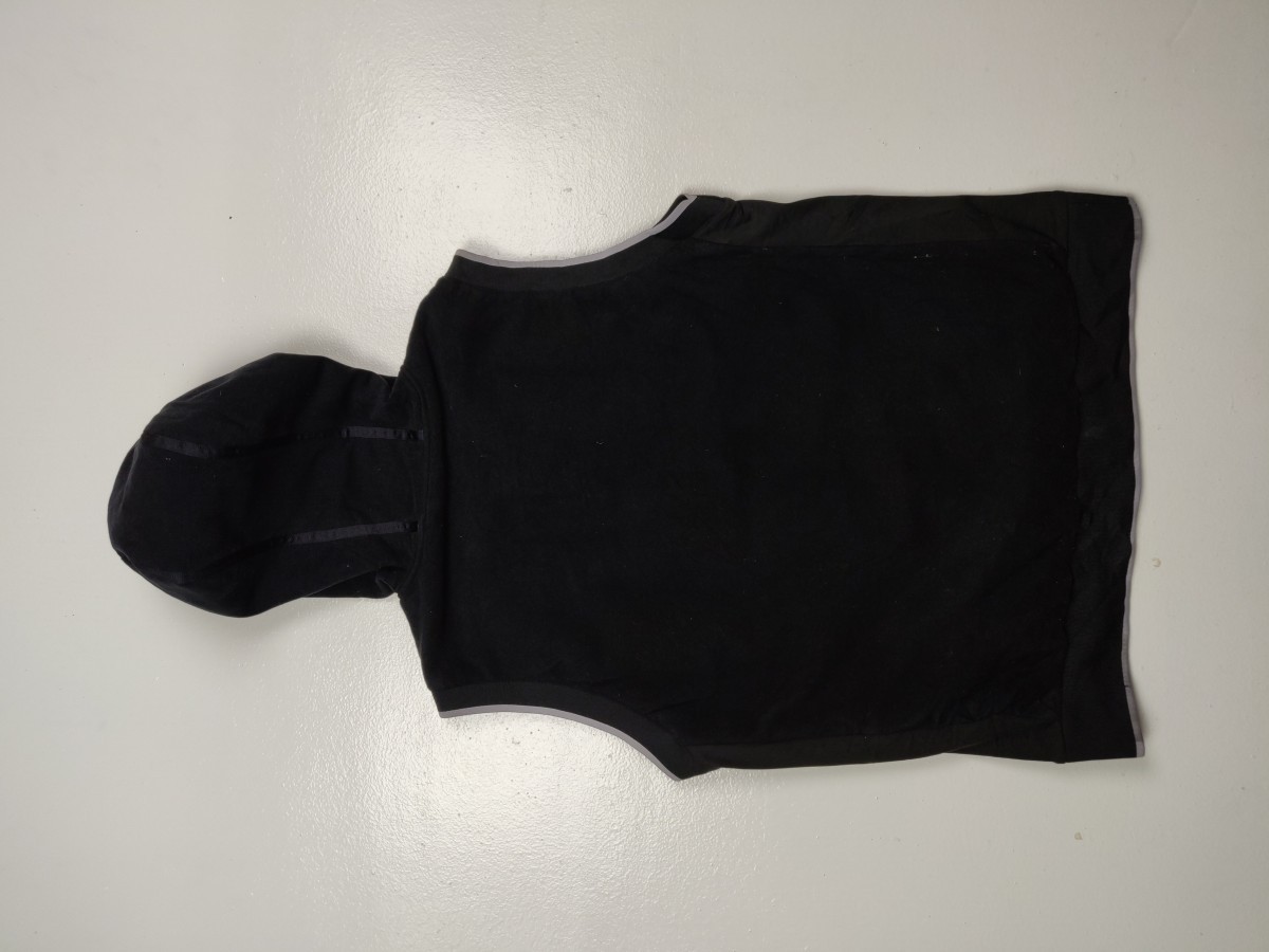 Quilted Velvet Hoodie Vest Jacket Outerwear - 6