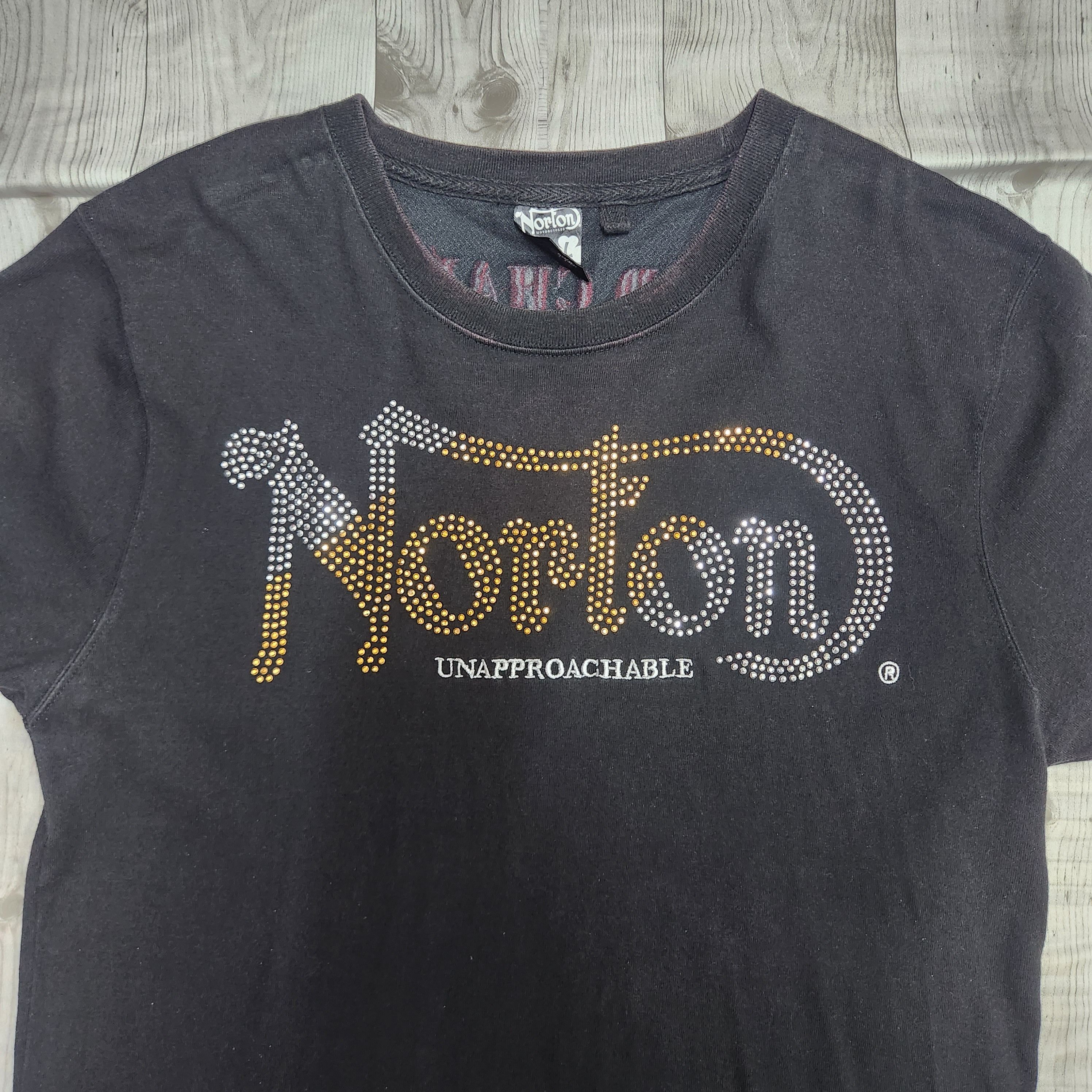 Racing - Vintage Norton Bling Bling Big Logo TShirt - 12