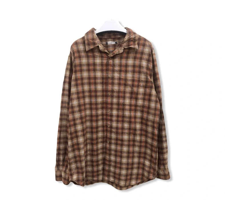 Flannel - Plus One Plaid Tartan Flannel Shirt 👕 - 1