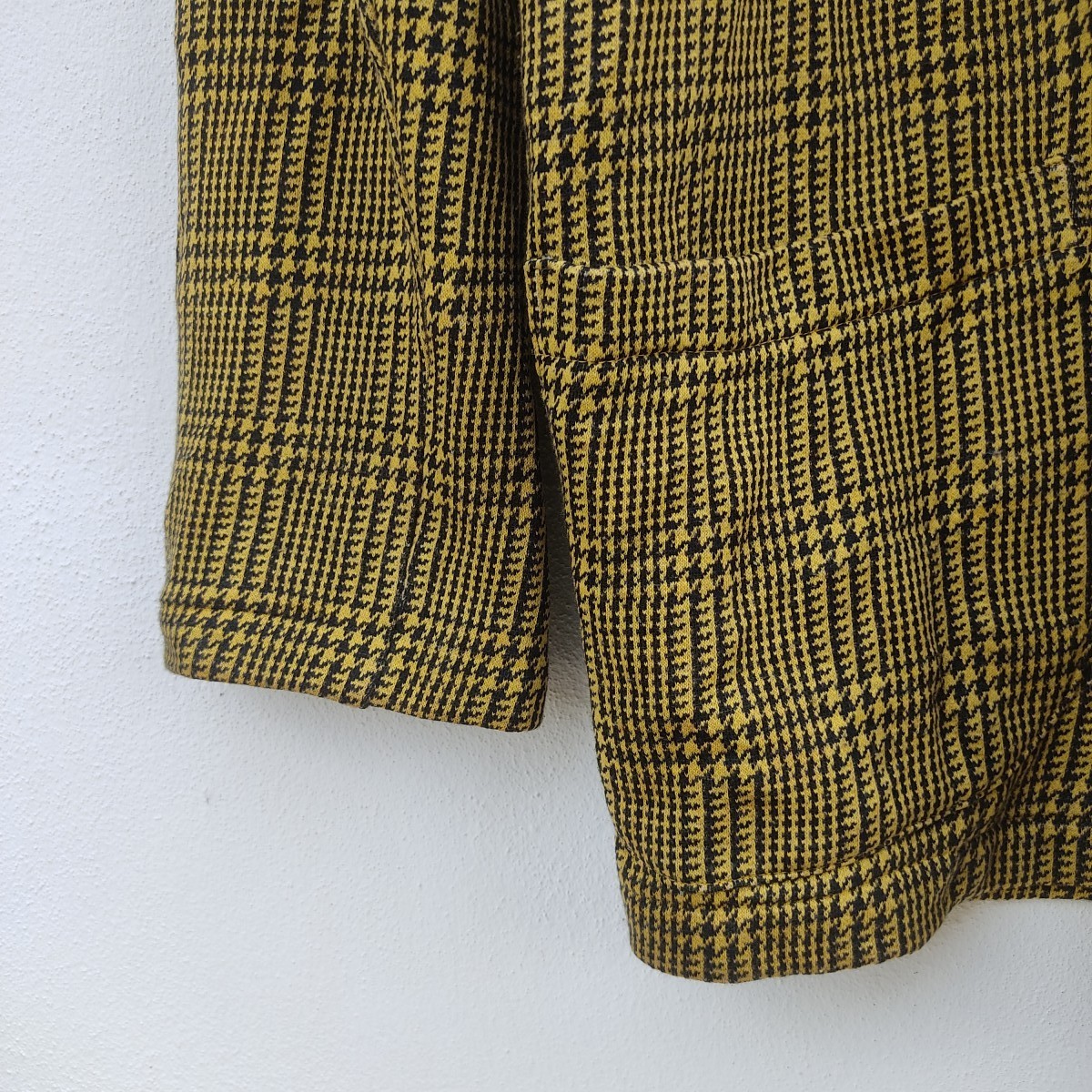 American Apparel - Norma Kamali Checker Vintage 90s Cardigan Blazer Jacket - 4