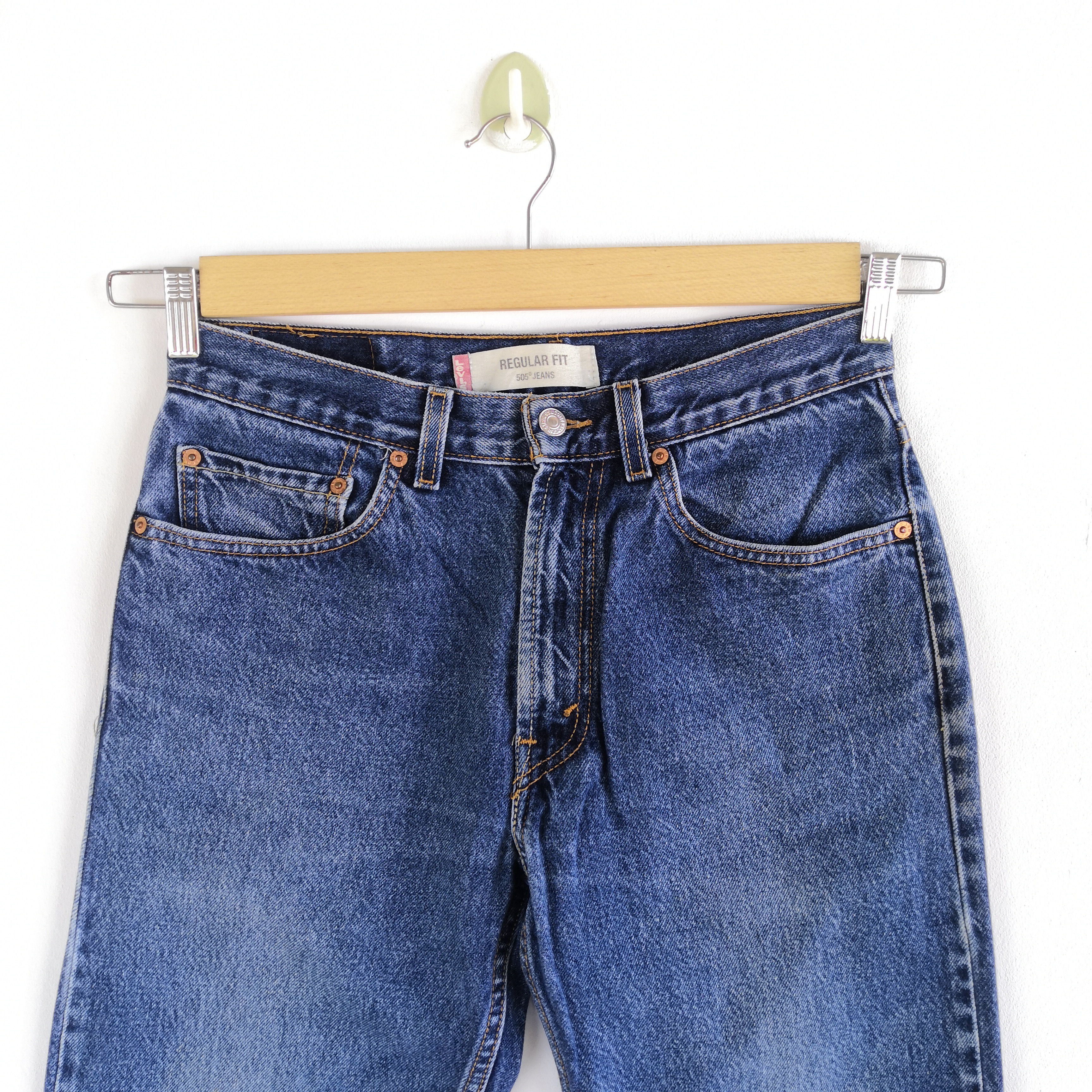 Vintage - Vintage Levis Jeans Released Hem Levis 505 Denim Pants - 4