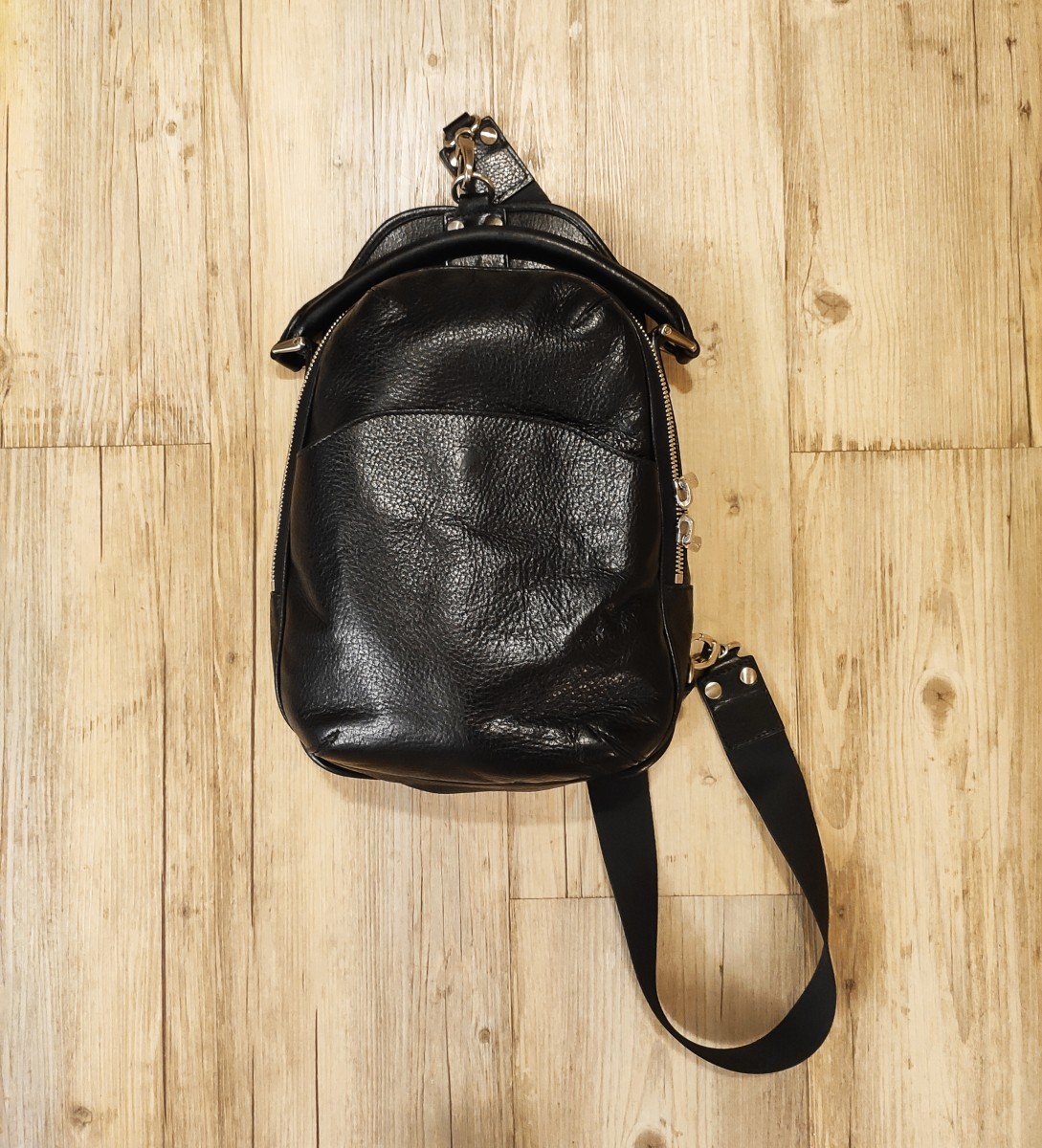Rocco P. - GRAIL! Single strap leather backpack.Like Prada or Gucci - 3