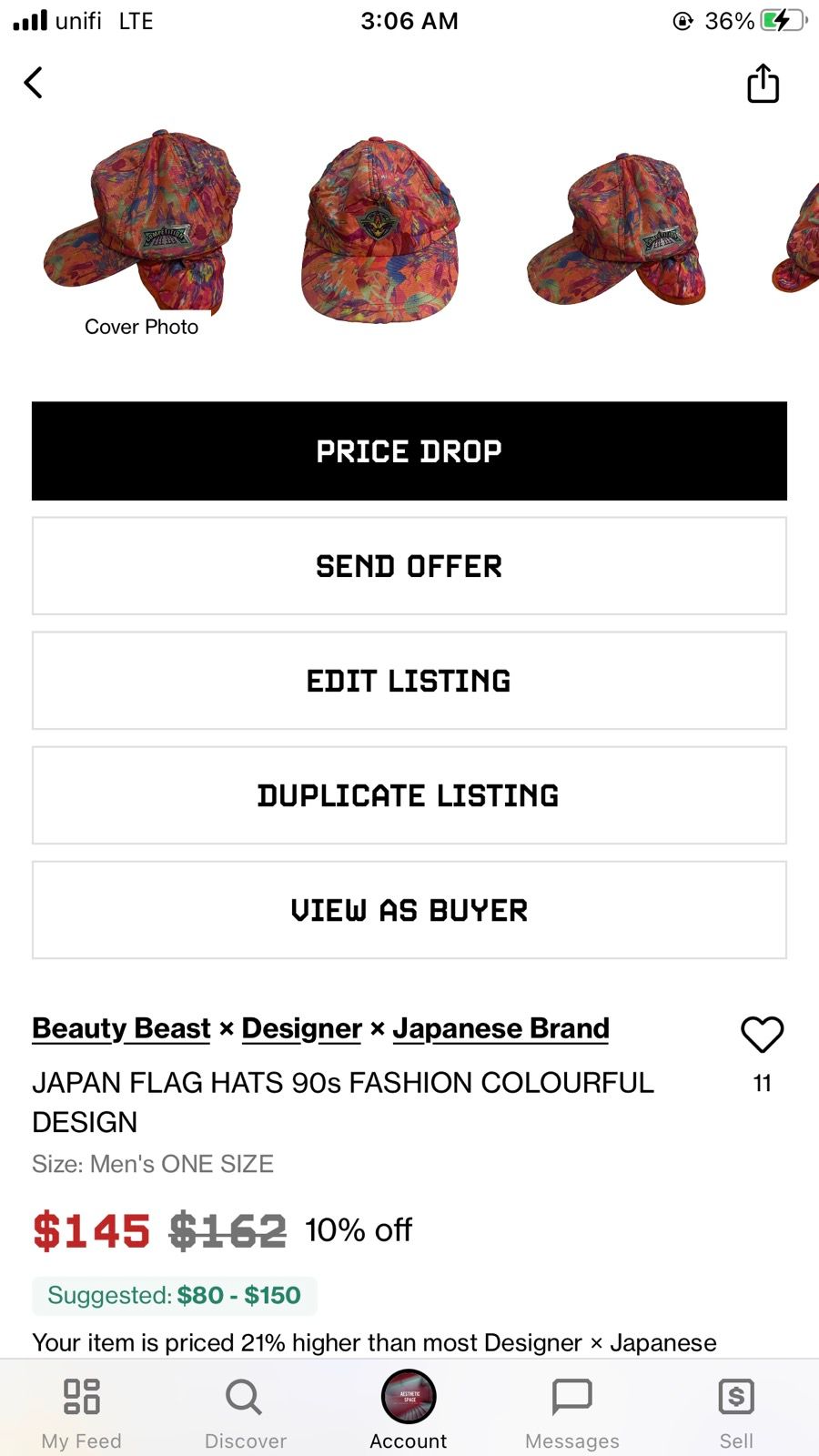 Japanese Brand - PROMO ONE WEEK COMBO SALE FOR TWO TRENDING HATS - 3