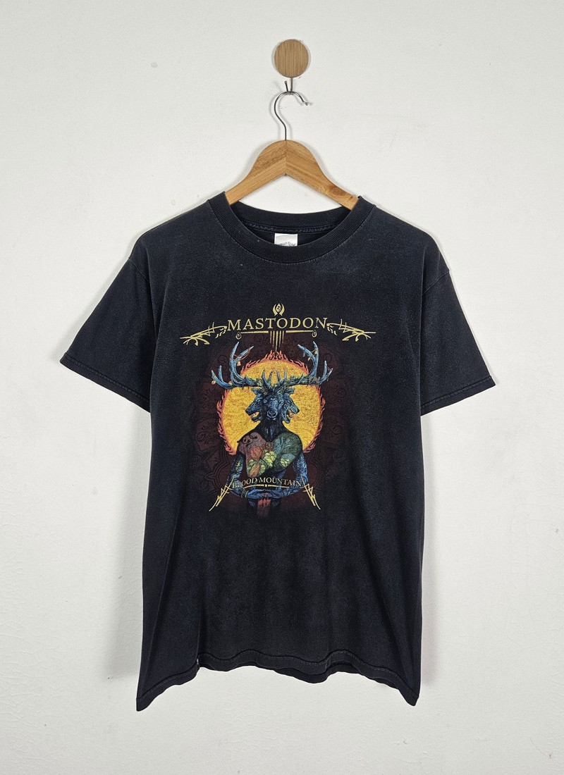 Band Tees - Vintage Mastodon Blood Mountain tee shirt - 1