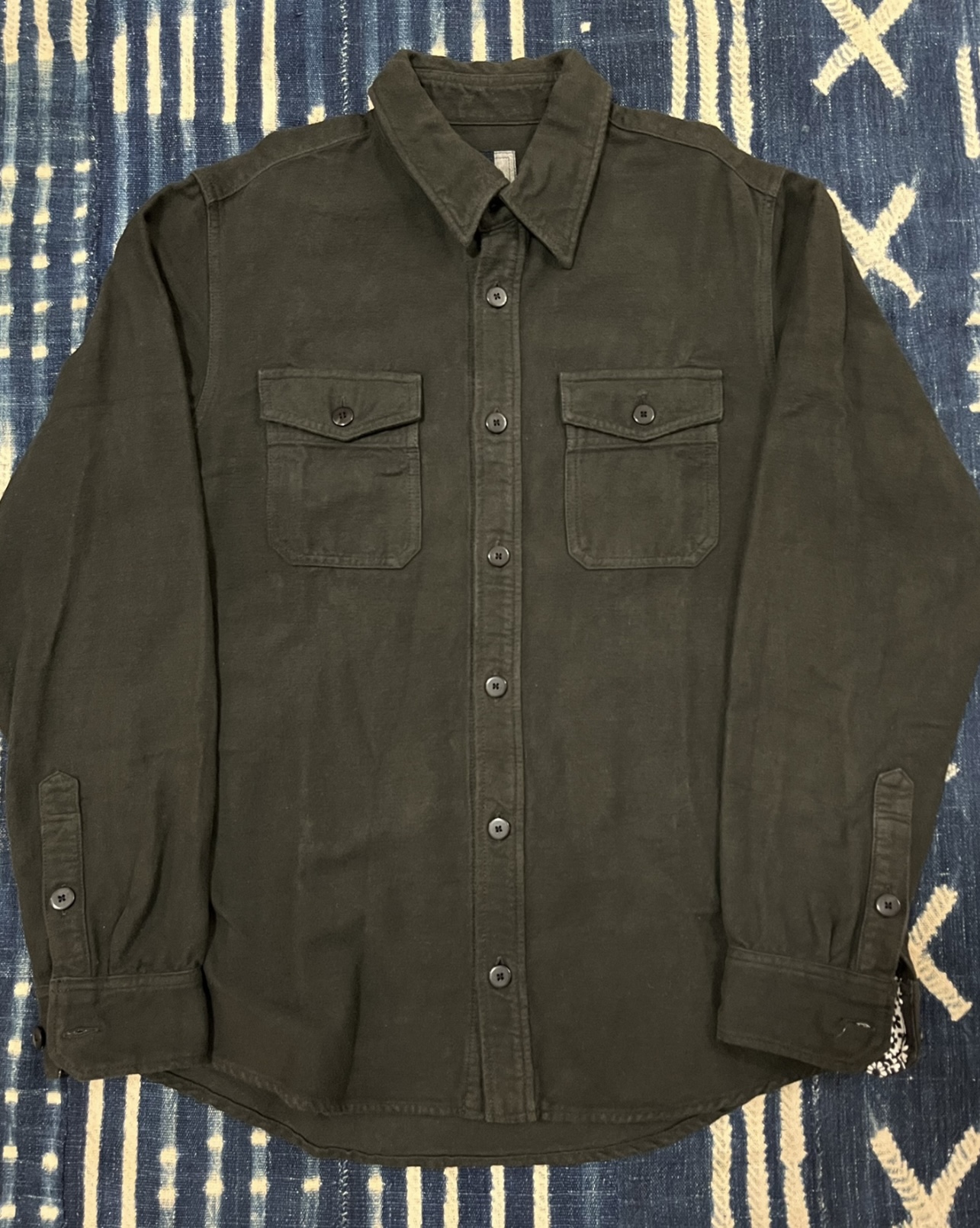 visvim VISVIM ICT 17AW BLACK ELK FLANNEL SHIRT | roarxlvintage