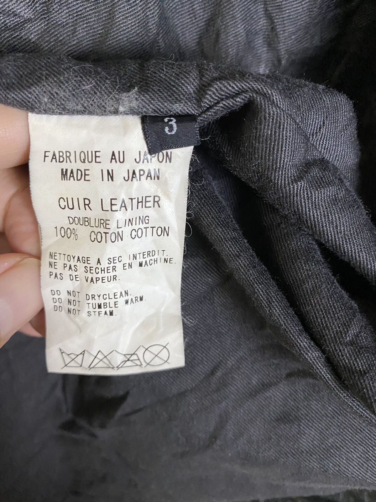 Vintage Y’s Yohji Yamamoto Leather Shirt - 13