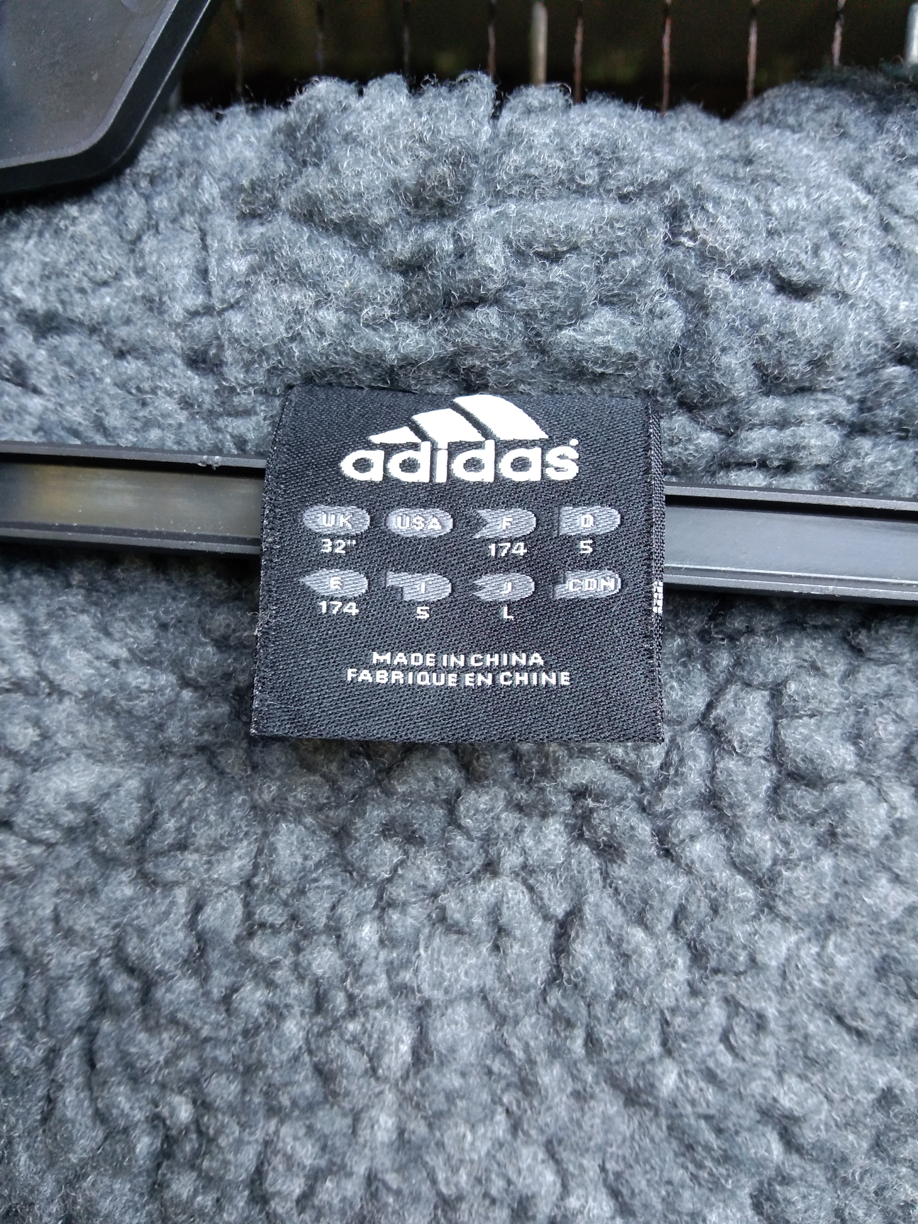 ADIDAS HOODIE SHERPA PARKA LONG JACKET ( VINTAGE ) - 13