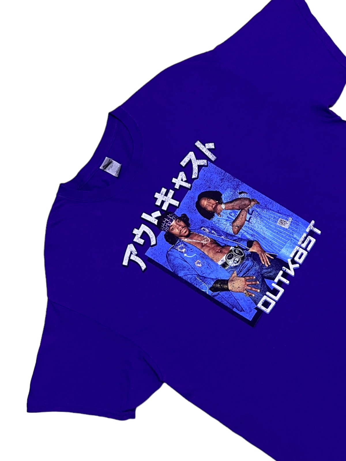 Band Tees - Famous Hip Hop Duo Outkast Blue Box Gildan Tee - 4