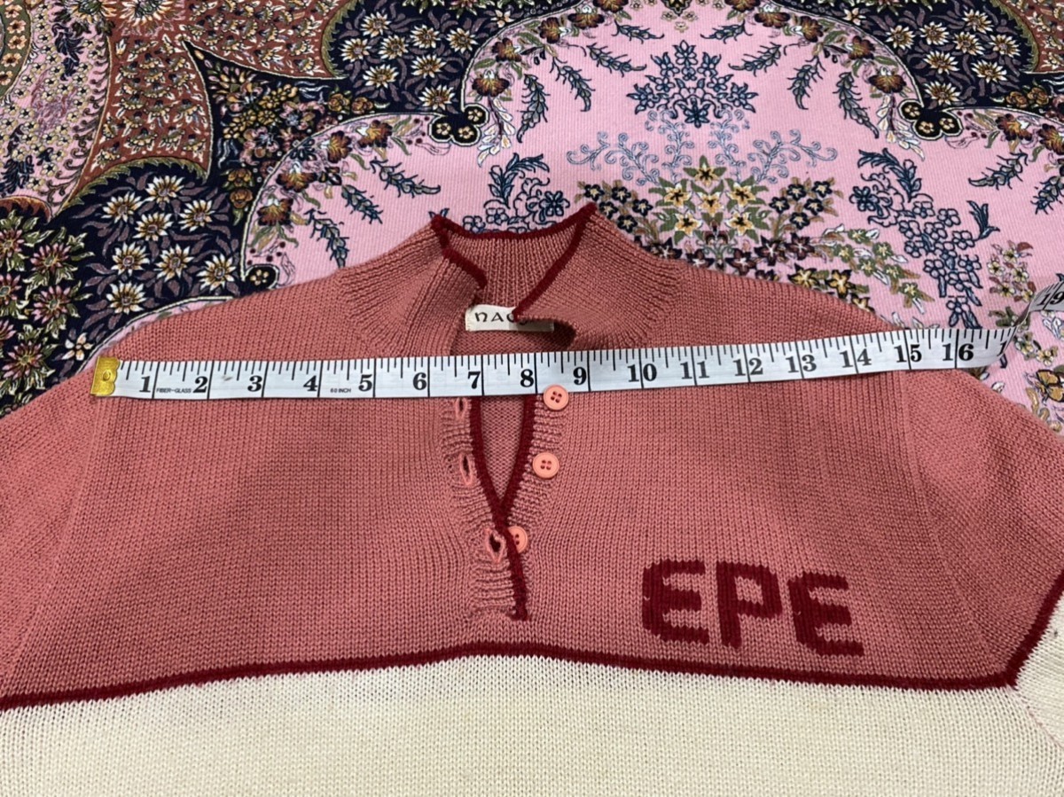 Vintage - Naqja Taiwan R.O.C Wool Blend Knitted Sweater Jumper - 14