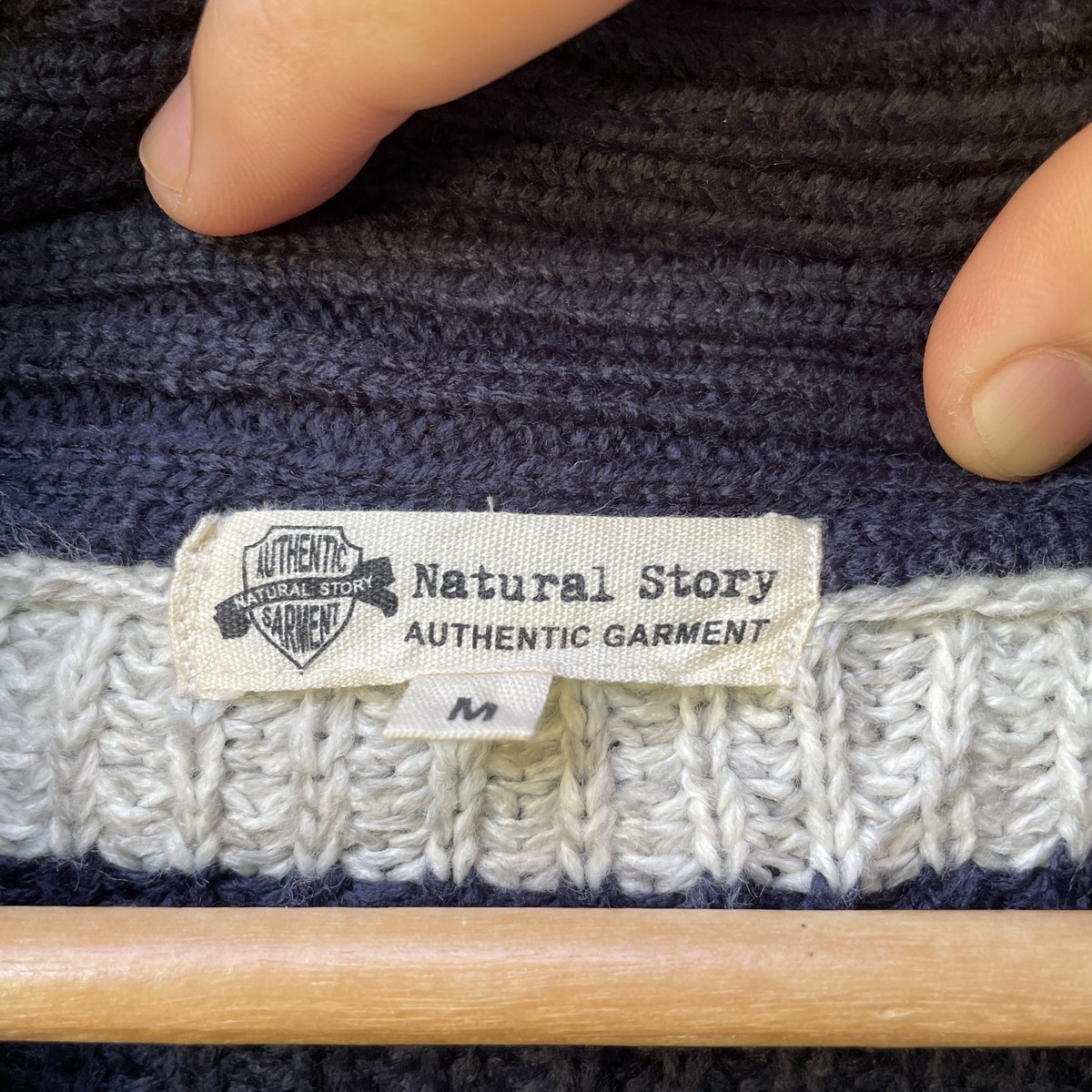 Natural Selection - Vintage NATURAL STORY AUTHENTIC GARMENT Cardigan Knitwear - 6