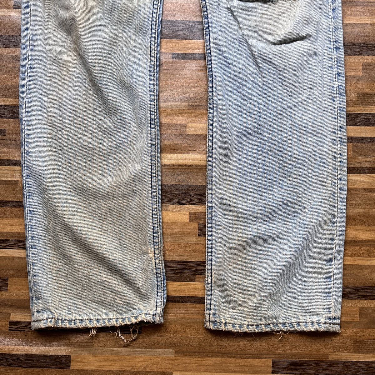 Ripped Levis 501 Vintage 1993 Straight Cut Made In USA - 17