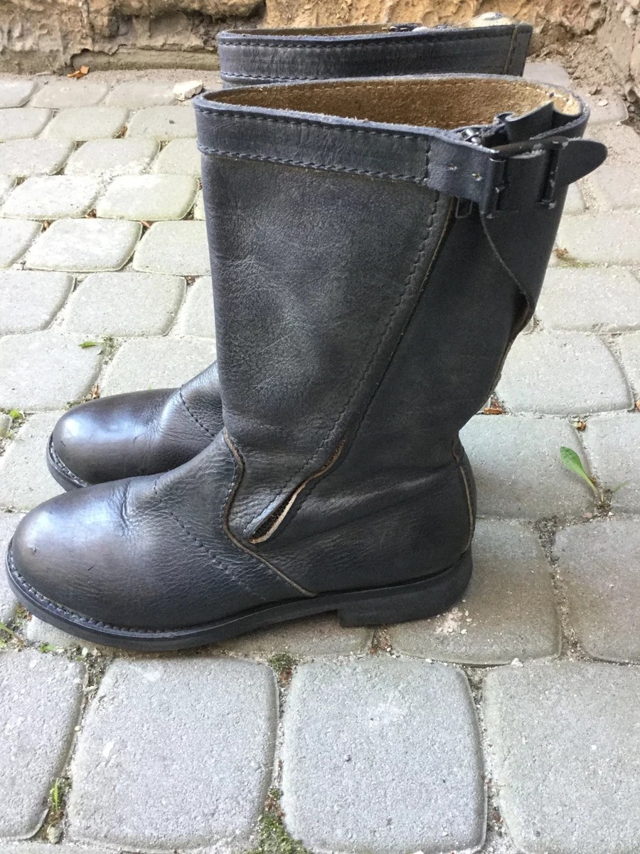 Premiata - Biker ankle leather boots.Like Yohji Yamamoto or GUIDI - 2