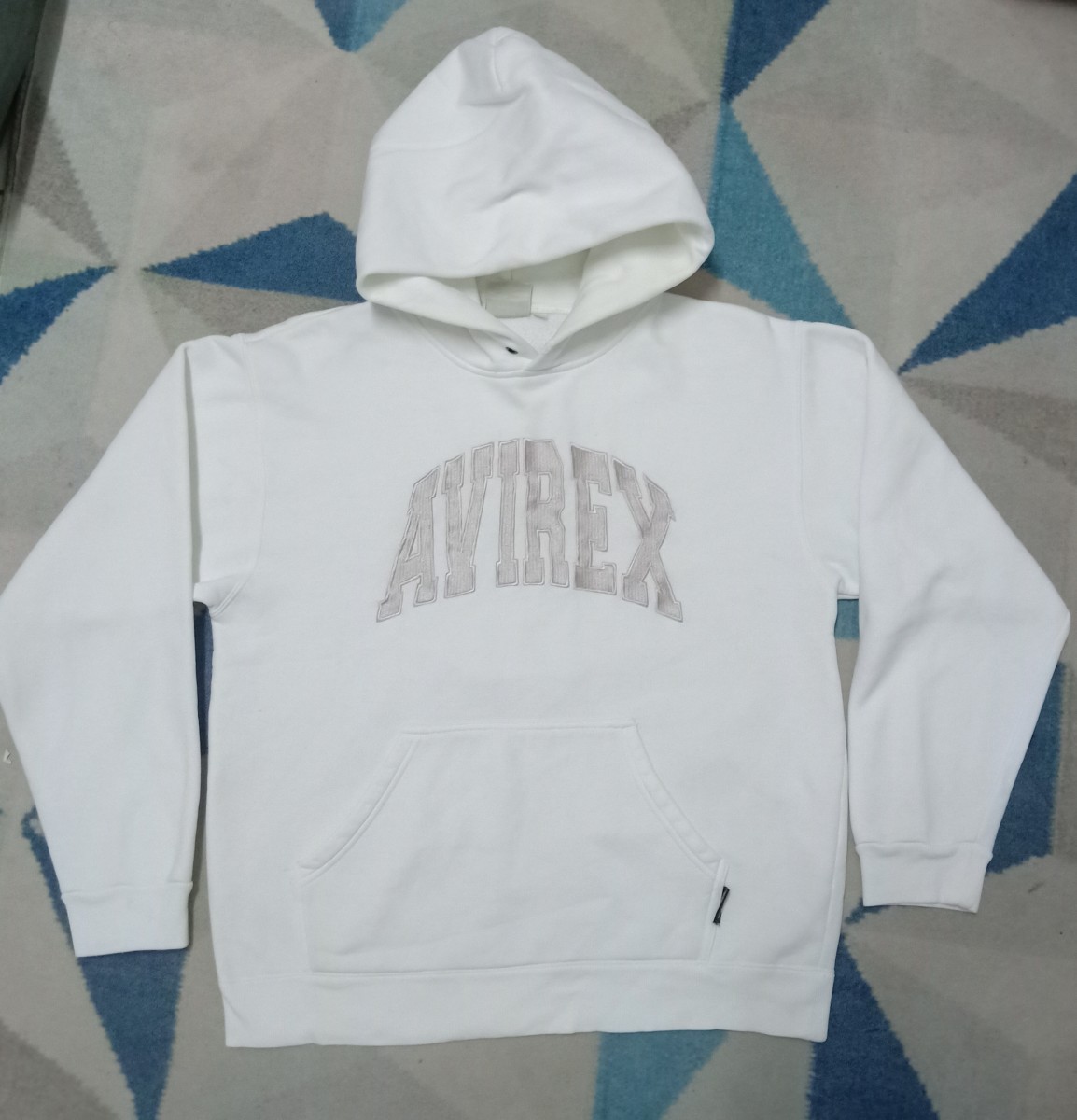 Avirex - Big Spellout Embroidered Hoodie - 1