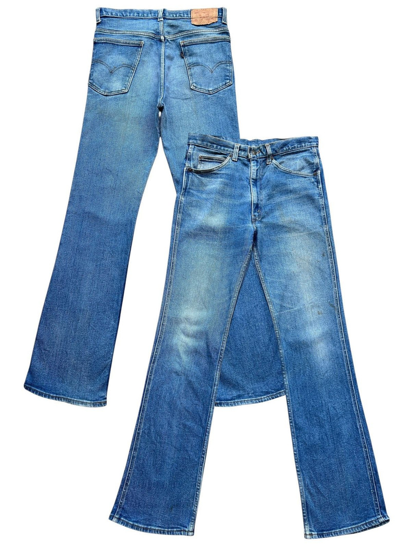 Vintage 70’s Levis 517 Made In USA Bootcut Denim Jeans 33x33 - 1