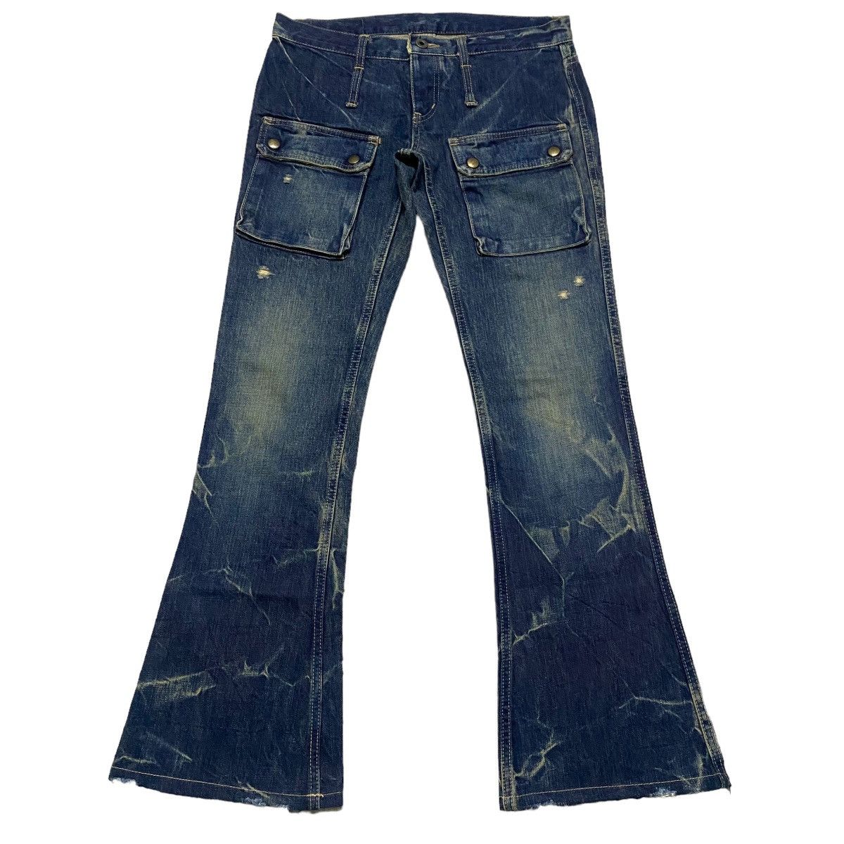 Hysteric Glamour Denim Flare Bush Pants - 1