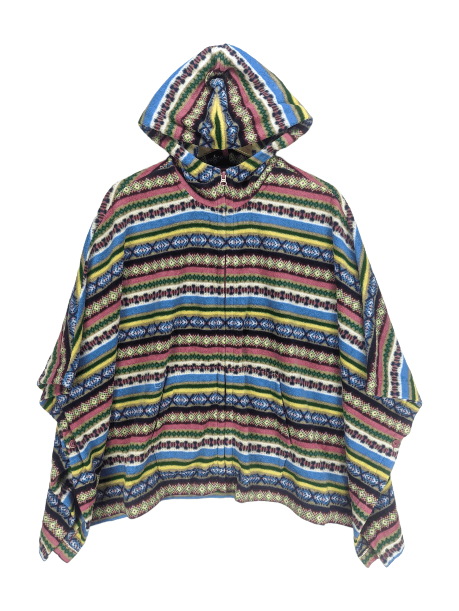 Steals🔥Uniqlo Poncho Hooded Navajo Patterned - 1