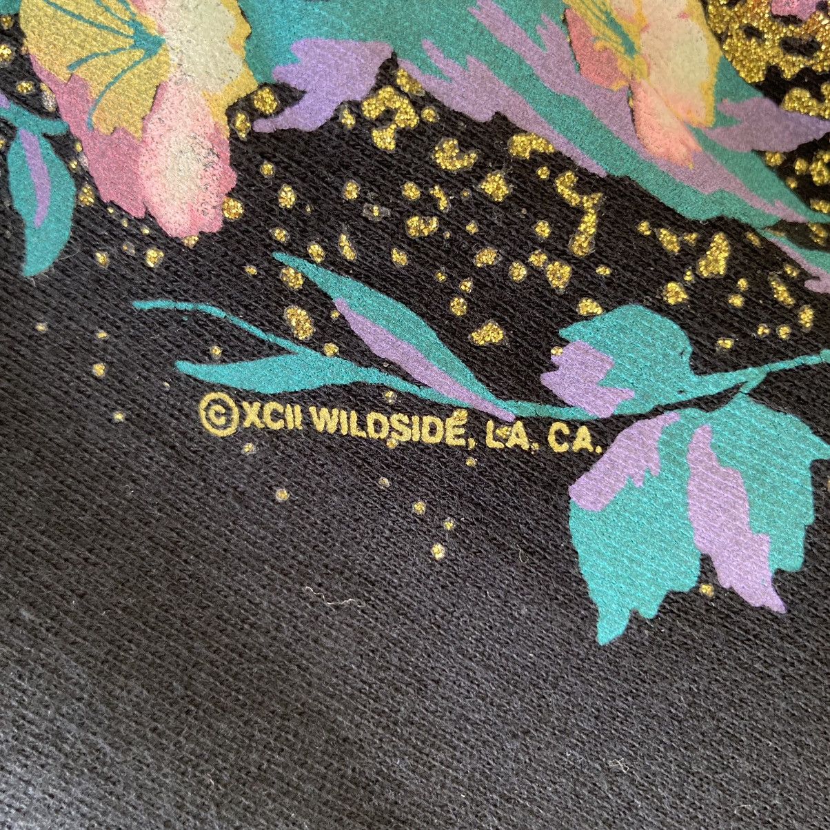 Vintage - 90s XCII Wildside L.A CA Black Sweatshirt - 5