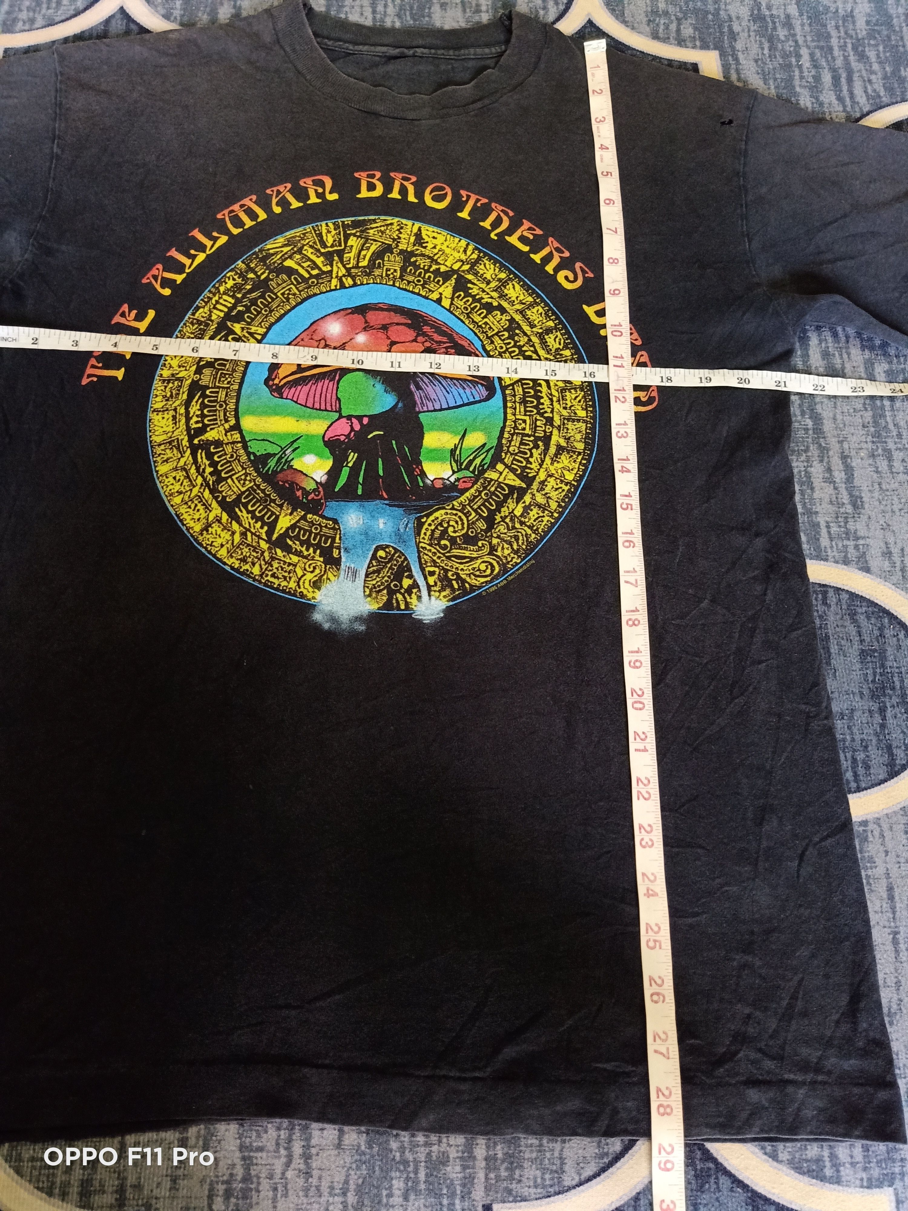 Vintage distressed The Allman Brothers Tour 93 - 5