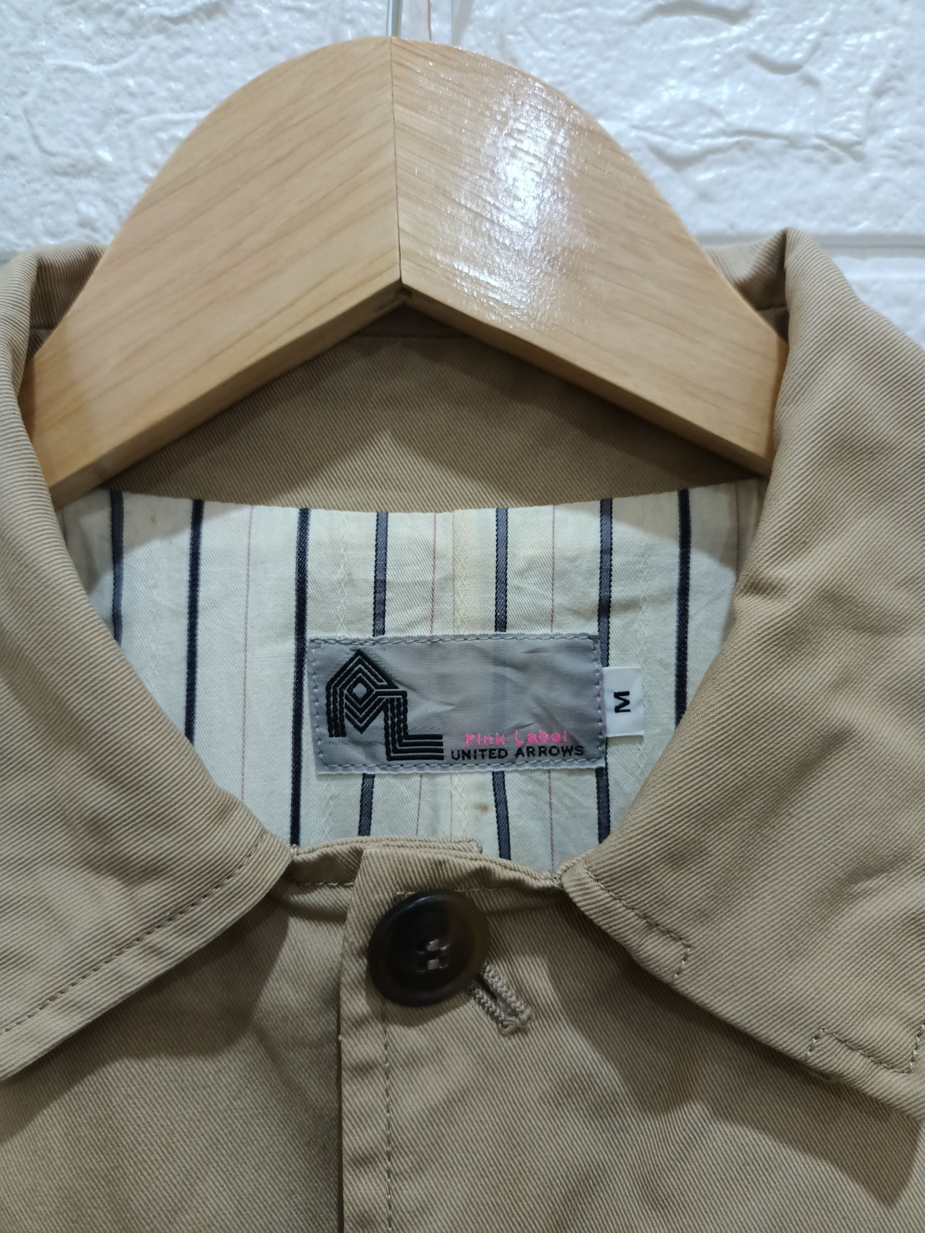 Archival Clothing - United Arrow Pink Label Made in Japan Trench Coats - 11