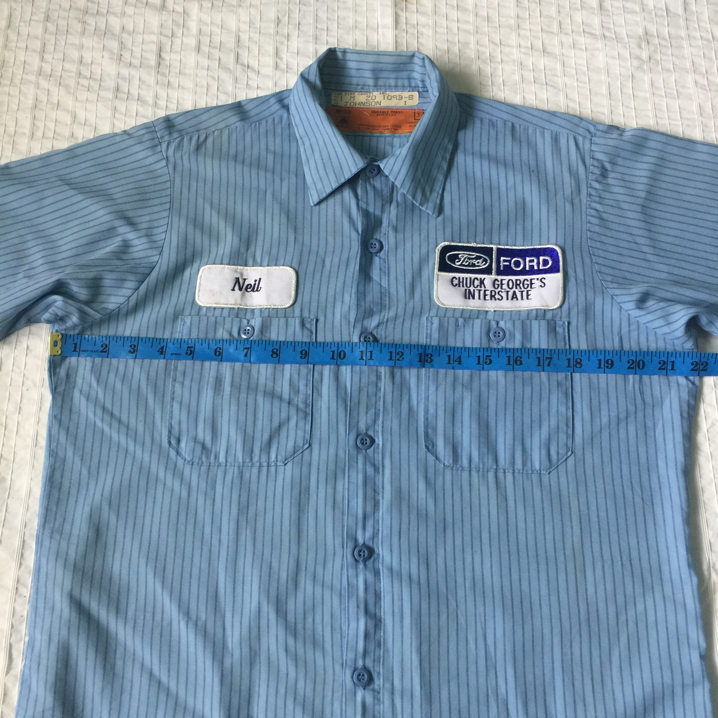 Vintage - Durable Press Button up shirt made in USA - 8