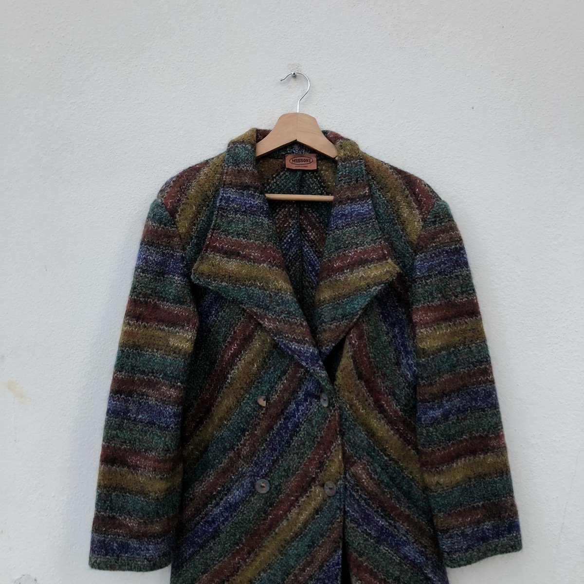LONG JACKET WOOL MISSONI MADE IN ITALY - 4