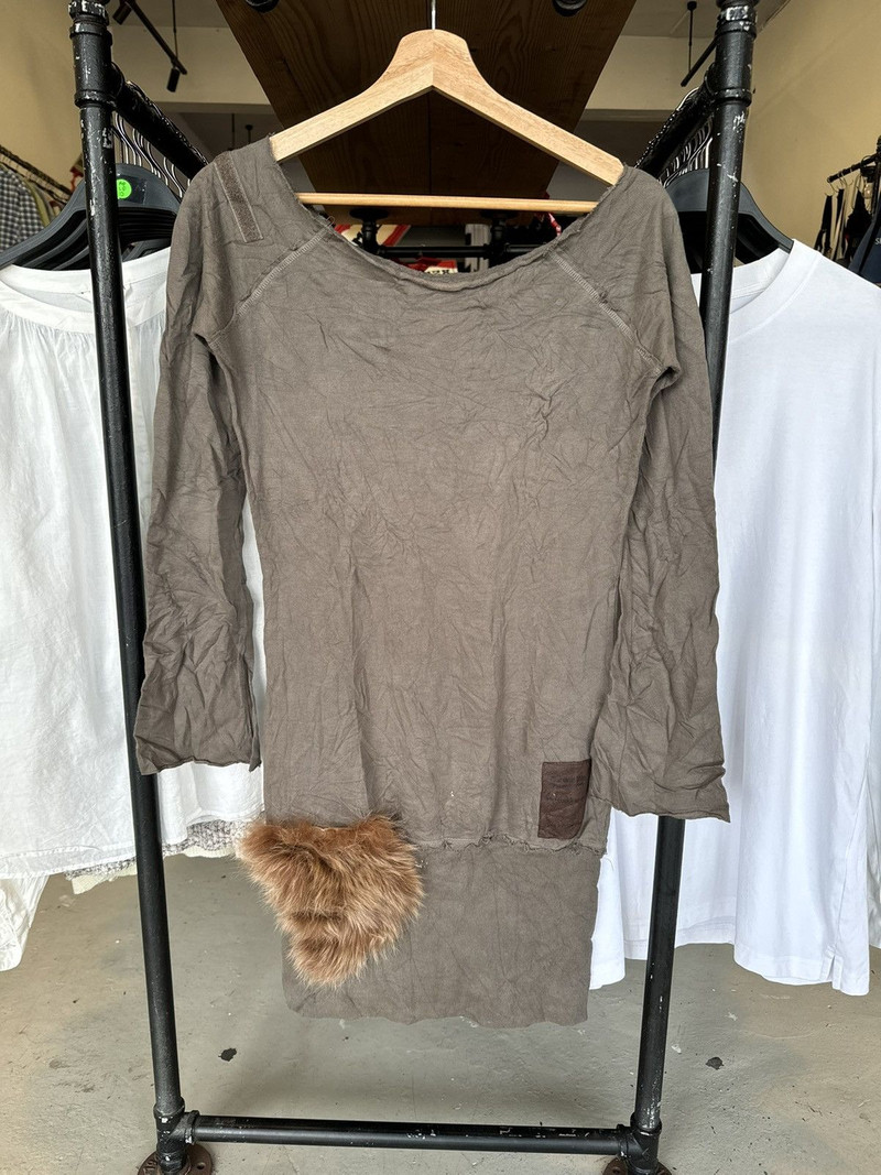 Japanese Brand - Vintage GOA Fur Long Sweatshirt - 1