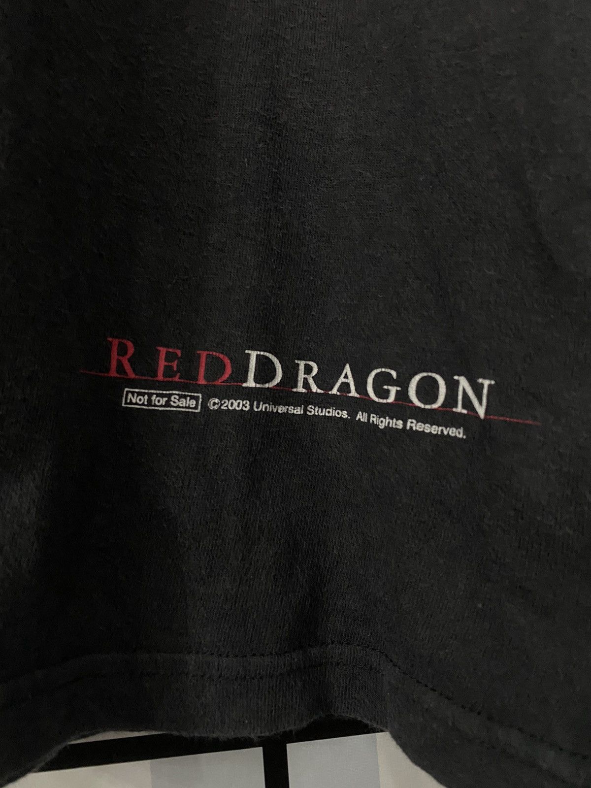 Vintage 00s Red Dragon Dr Hannibal Lecter Rare Promo tee - 3