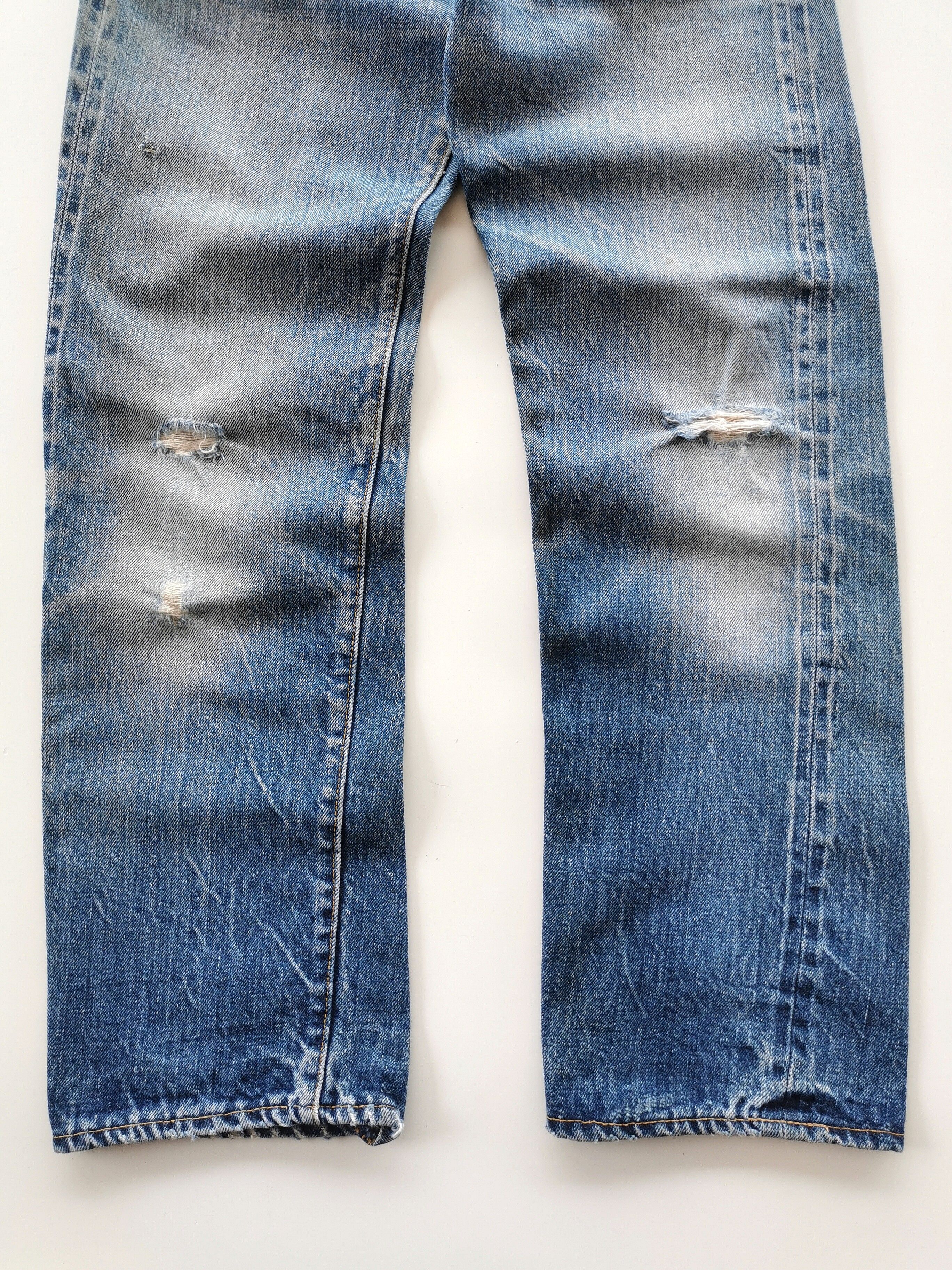 80s Vintage Levis Selvedge Jeans For Kids - 4