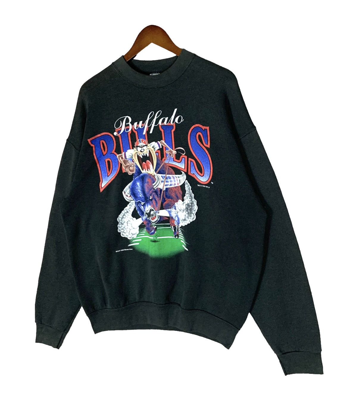 Vintage Buffalo Bills Tazmania NFL 93 Sweatshirt Size XL - 5