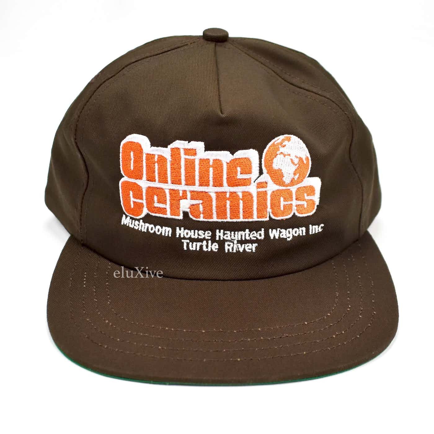 Online Ceramics Earth Logo Hat Brown NWT - 2