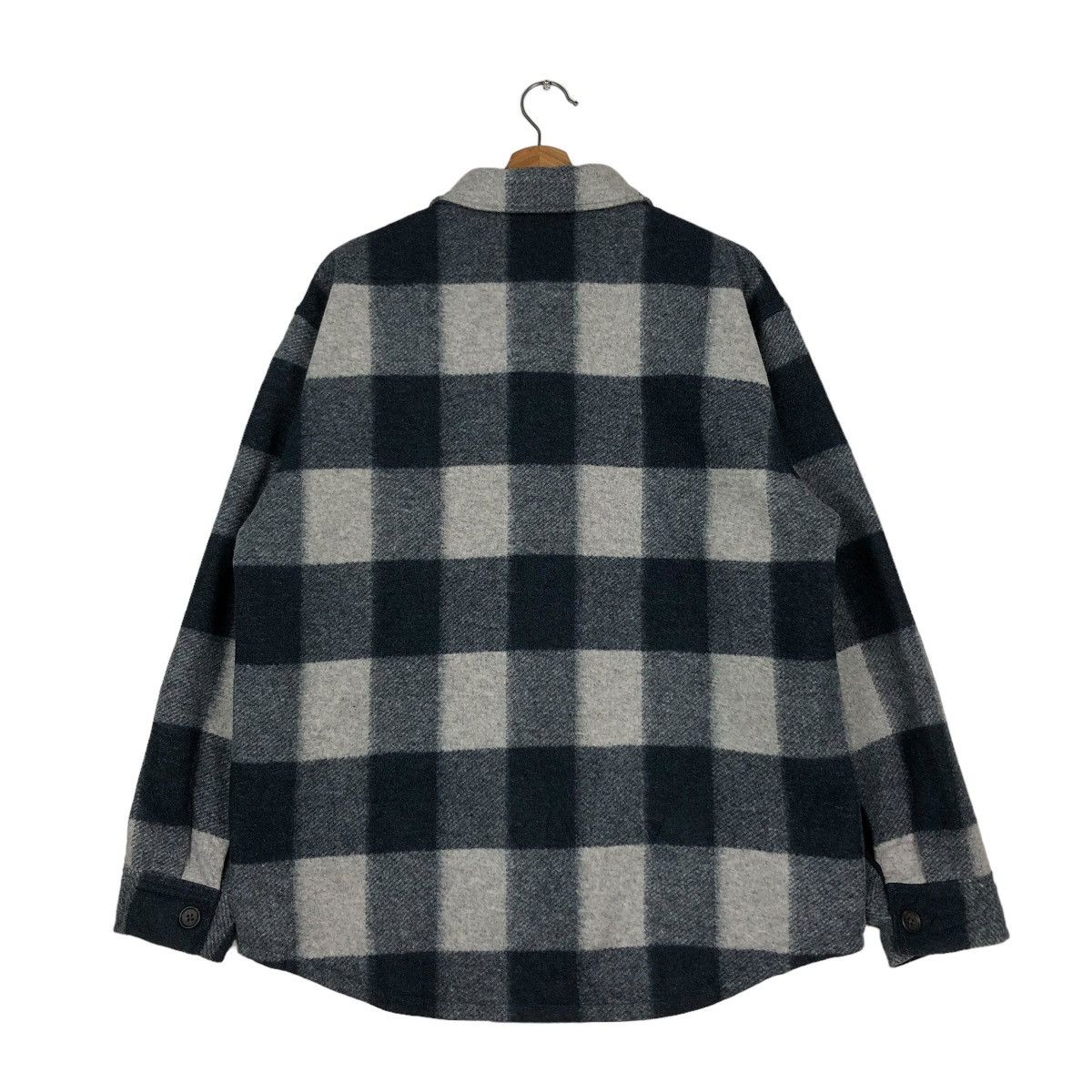 🔥VINTAGE WOOL BIKER JACKET UNIQLO JAPAN ISSEY MIYAKE TARTAN - 8