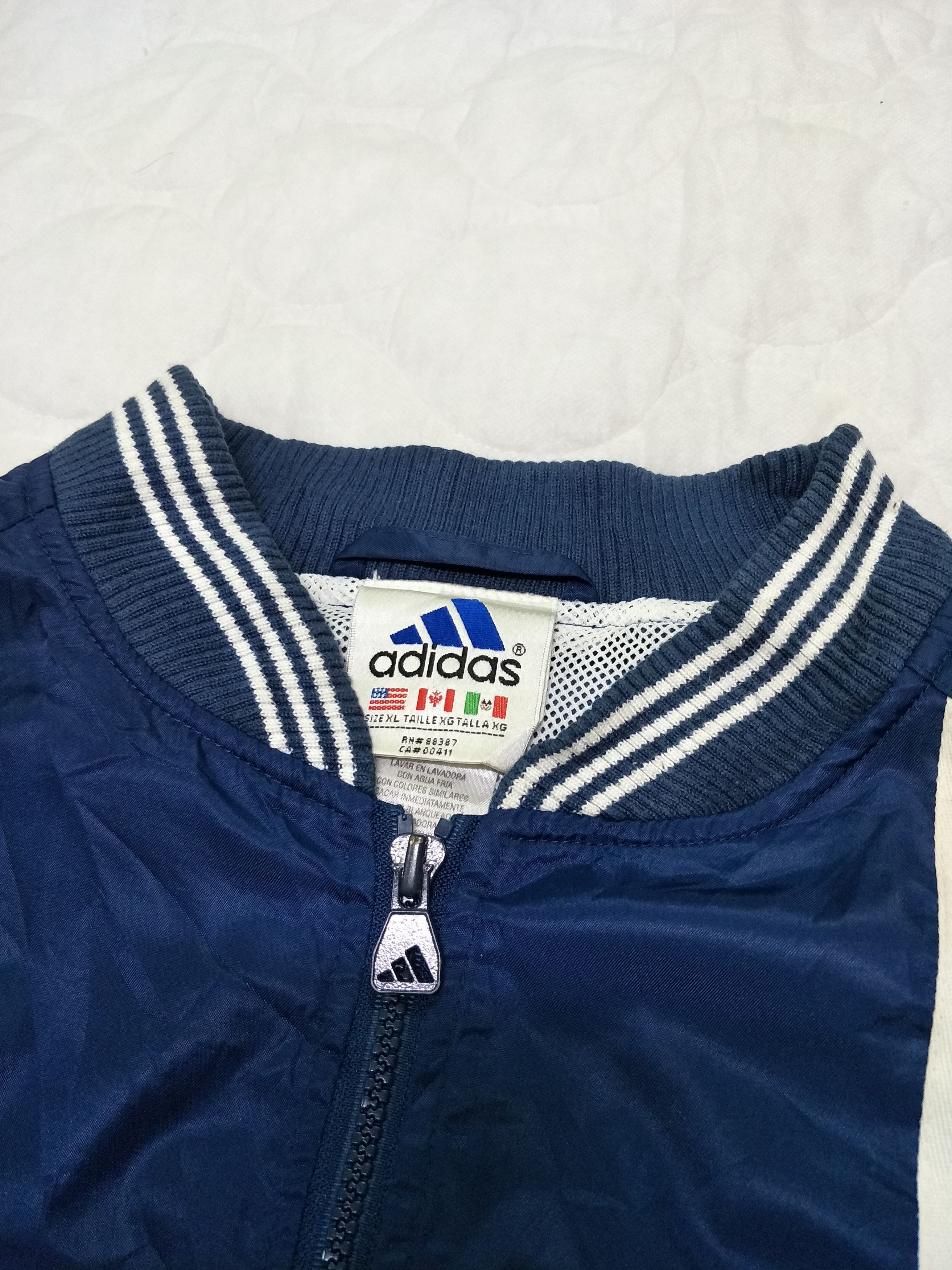 Vintage Adidas NY Navy Oversized Jacket - 8