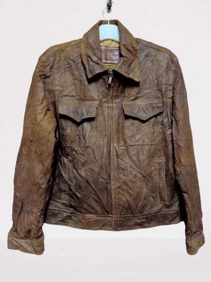 Vintage Guess Leather Ride Jacket - 1