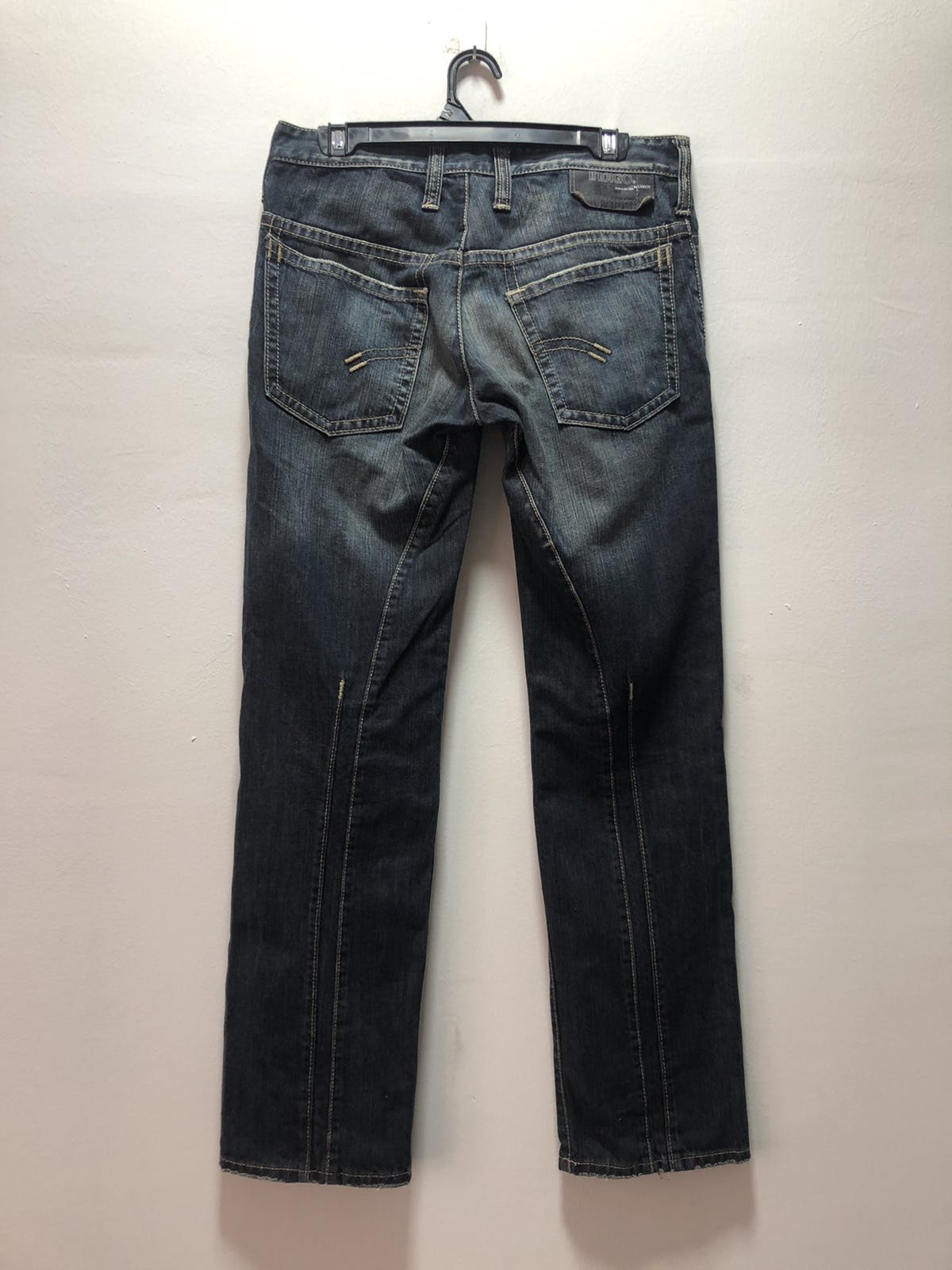 NEIL BARRETT Indigo Denim Pants Italy Button Jeans - 4