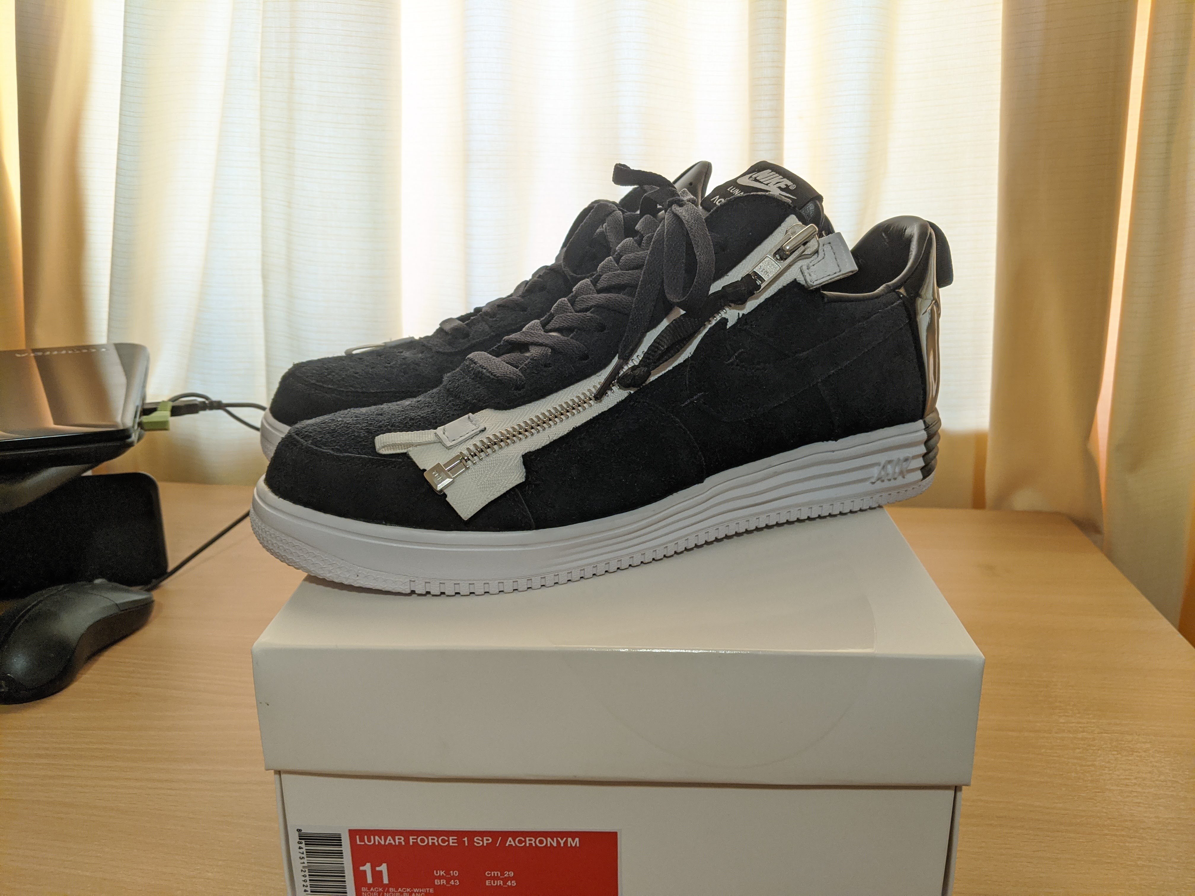 Acronym x Nike Lunar Force 1 Black US11 - 2