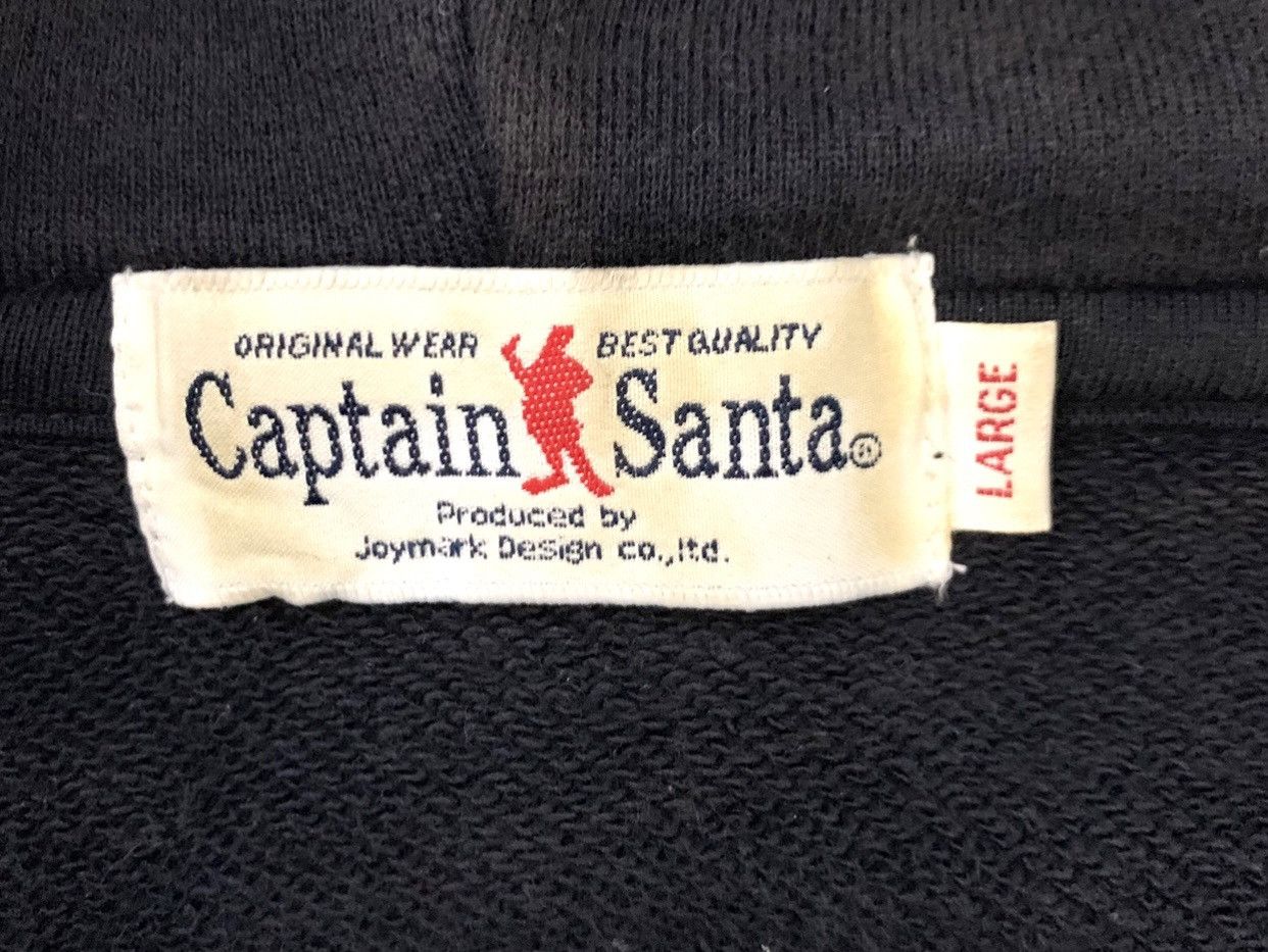 Vintage Caption Santa 85 Club CSC Zip Up Hoodie Size L - 9