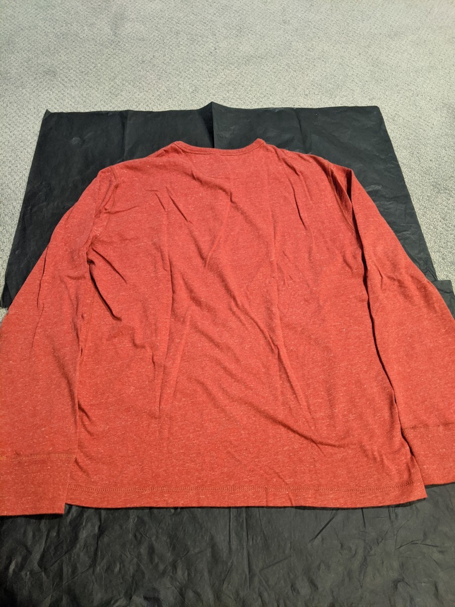 J.Crew - J Crew Orange Henley Large - 5