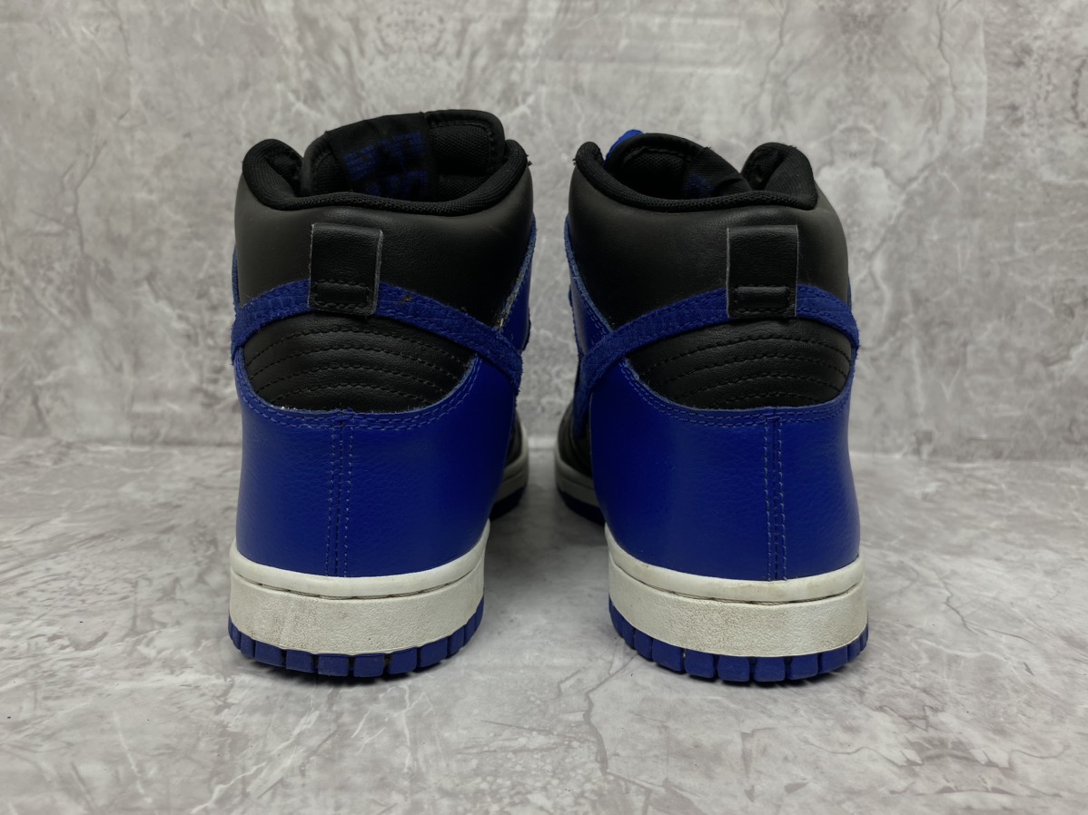 Nike Dunk High Black Old Royal - 4