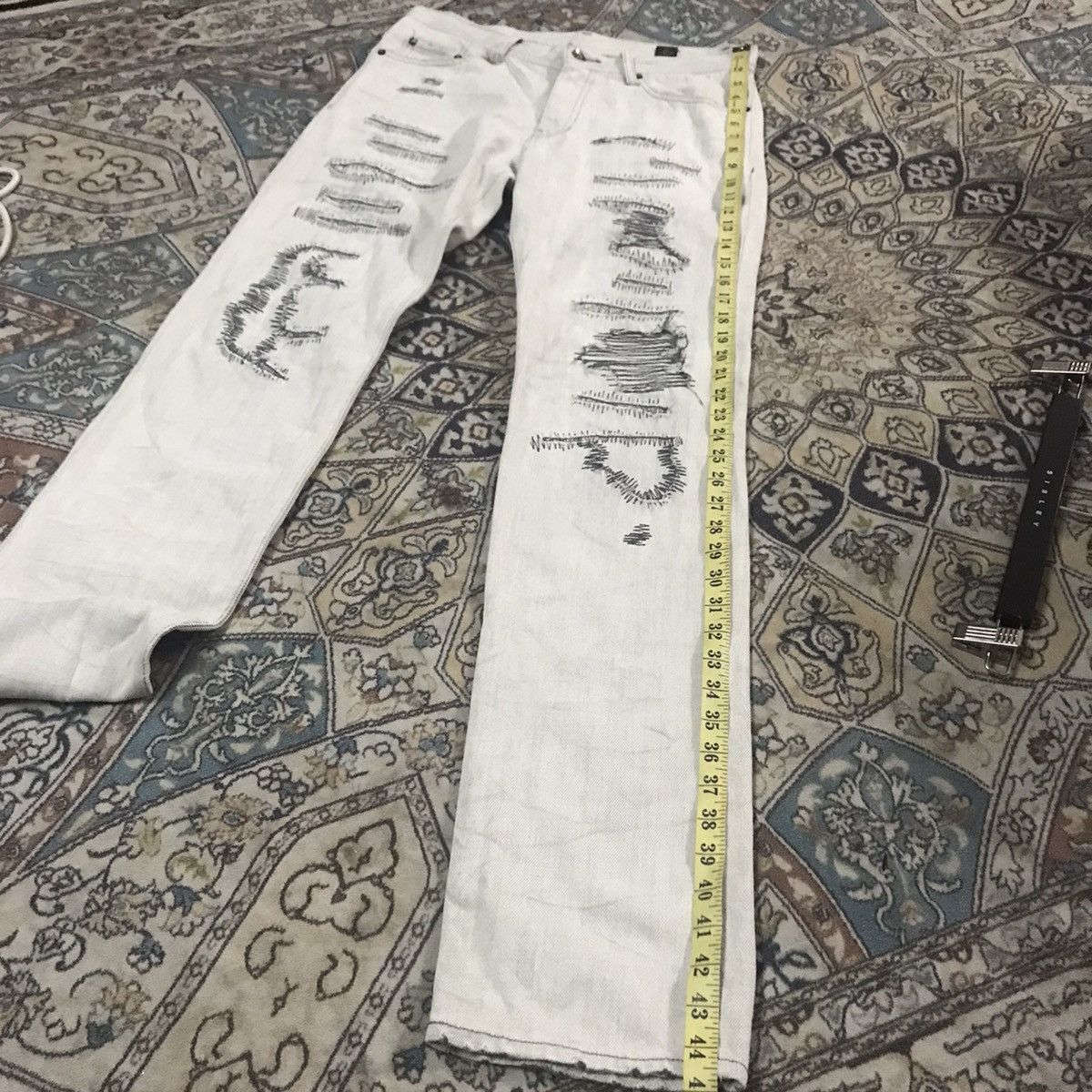 Japanese Brand - Semantic Design Distressed Denim Jeans - 20