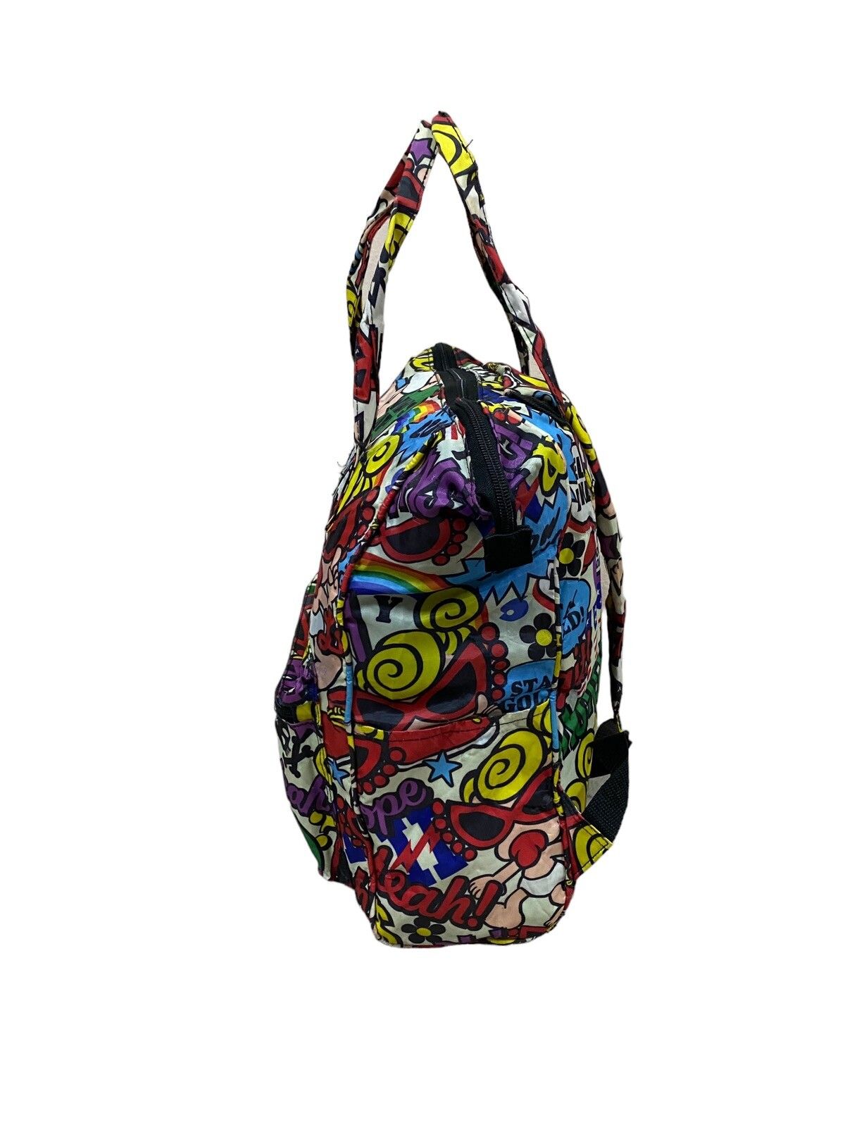 Vtg🔥Hysteric Mini All Over Print Characters 2 Way Backpack - 10