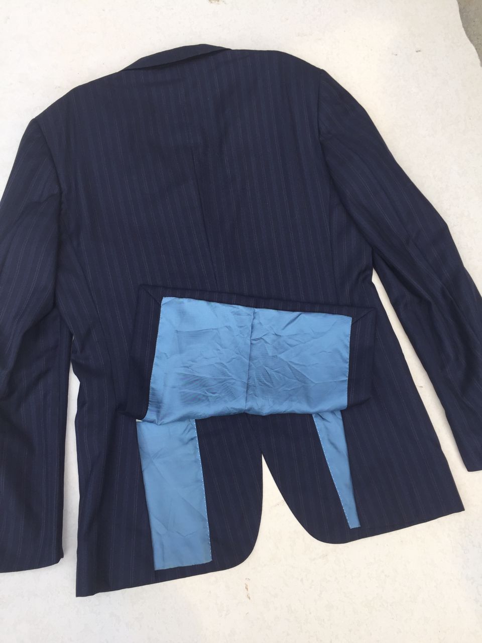 Paul Smith Loro Piana Blazer Suit stripe navy - 19